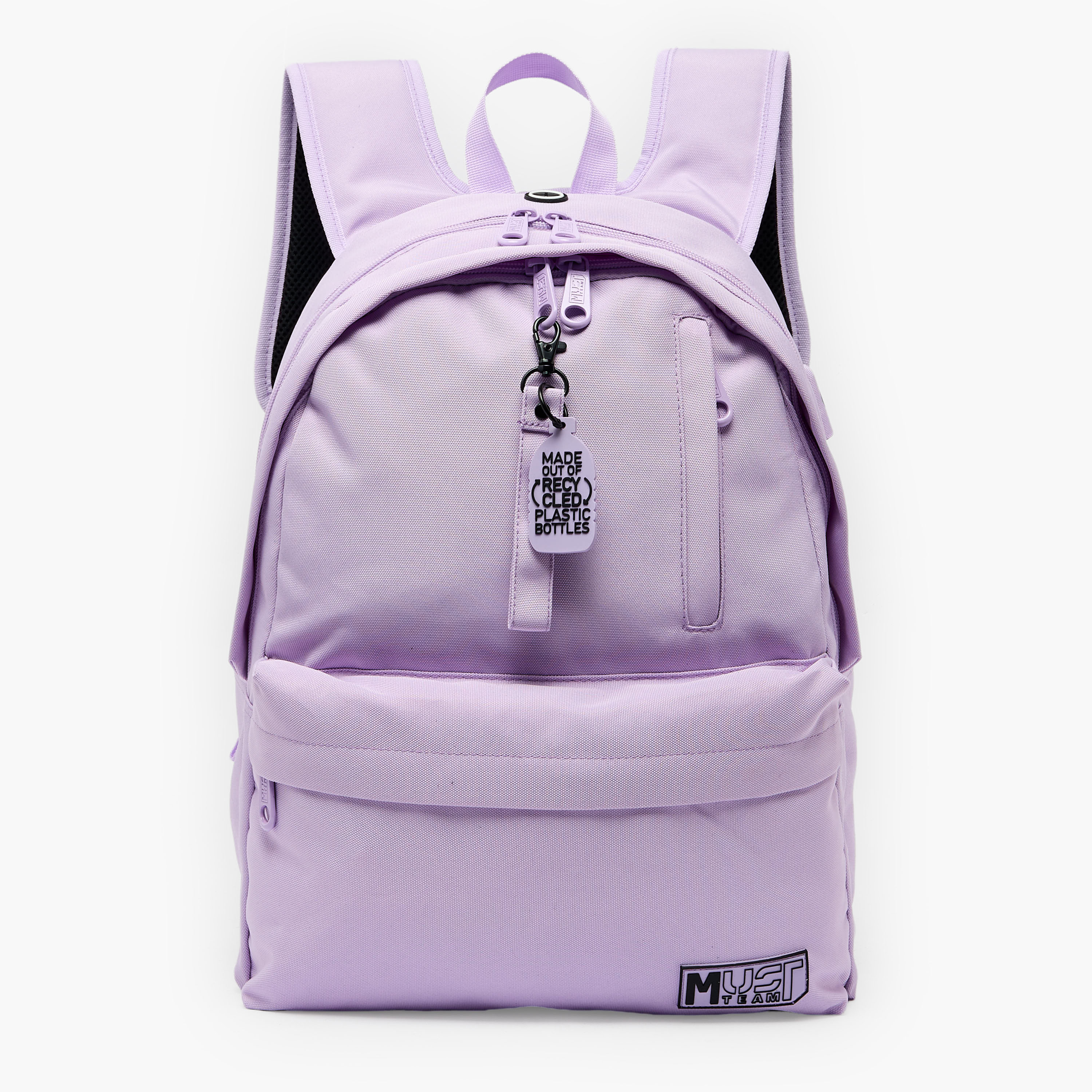 شنطة ظهر سادة للبنات 8-13 سنة بجيب قارورة مياه من مست تيم - 17 بوصة-school-bagsandbackpacks-backpacks-image-1