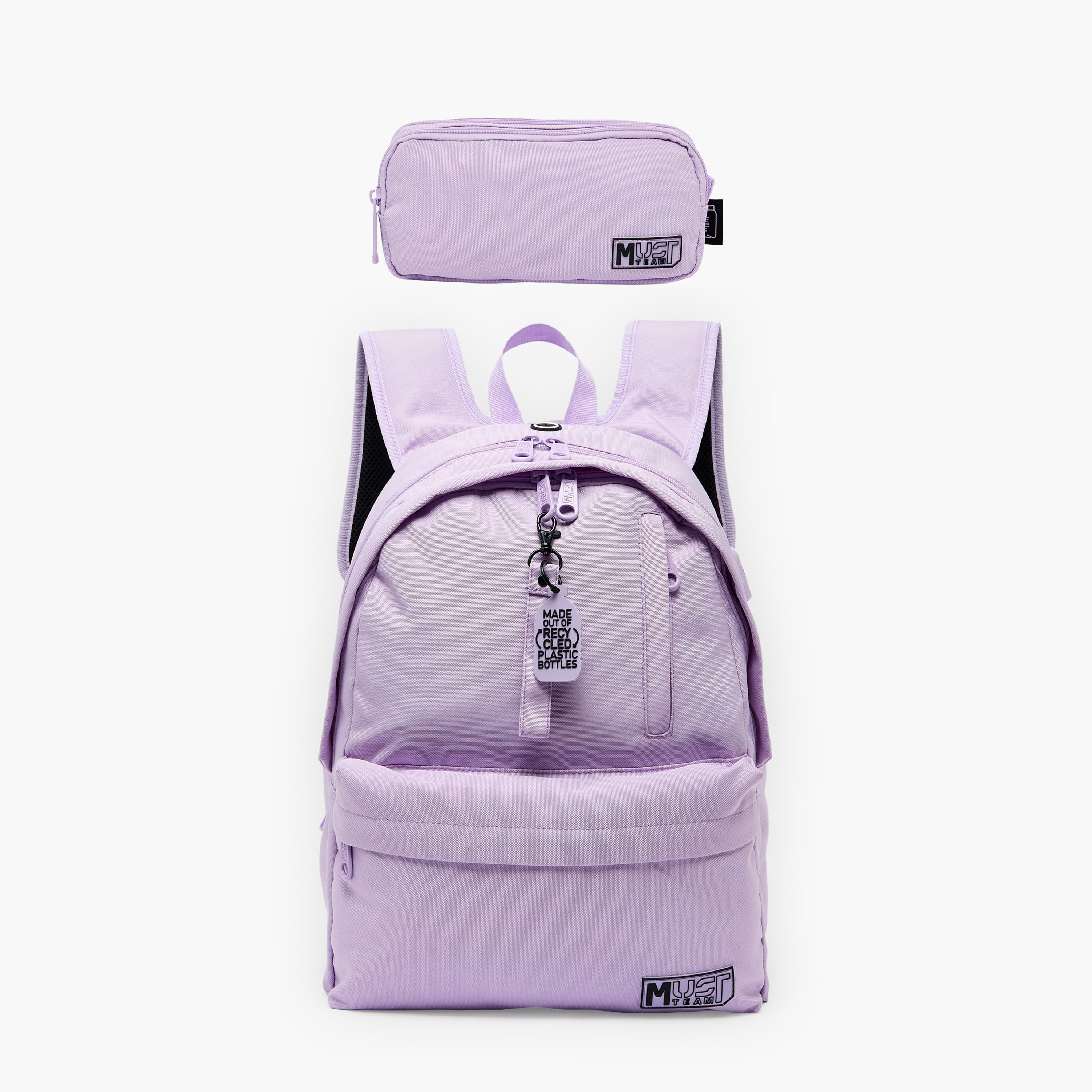 شنطة ظهر سادة للبنات 8-13 سنة بجيب قارورة مياه من مست تيم - 17 بوصة-school-bagsandbackpacks-backpacks-image-11
