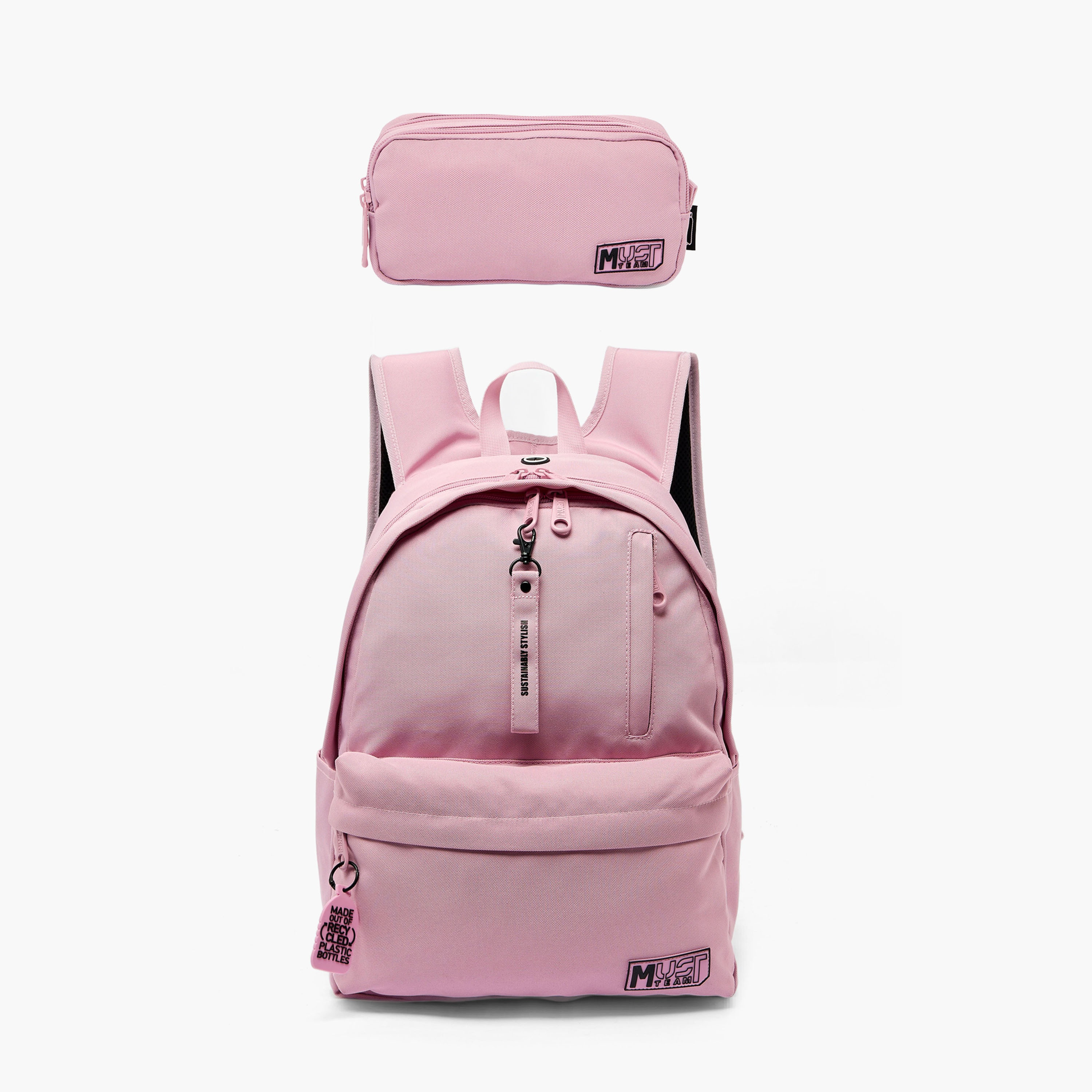 MustTeam Solid Backpack for Girls 8-13 Years with Adjustable Shoulder Straps - 17 inches-school-bagsandbackpacks-backpacks-image-12