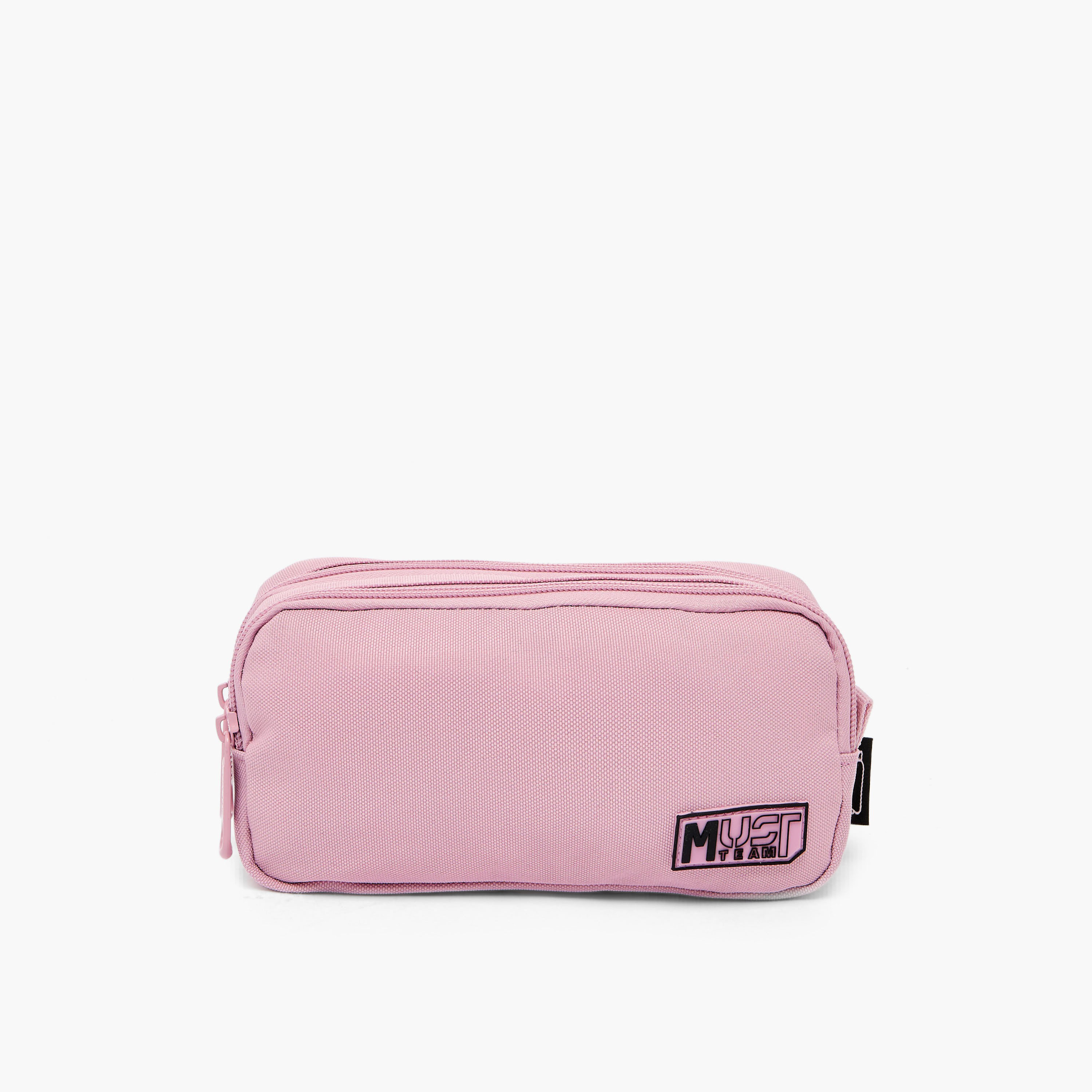 MustTeam Solid Pencil Case with 2 Compartments-school-stationery-pencilcases-image-1
