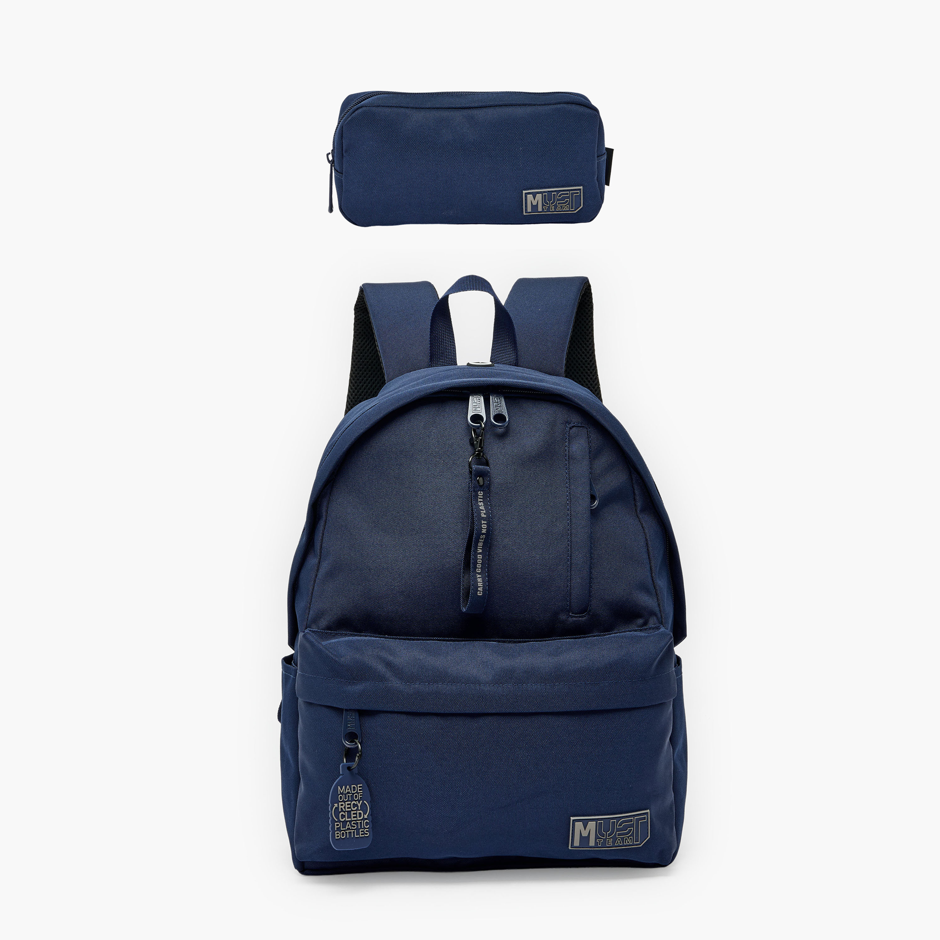MustTeam Solid Backpack for Boys 8-13 Years with Adjustable Straps - 17 inches-school-bagsandbackpacks-backpacks-image-12