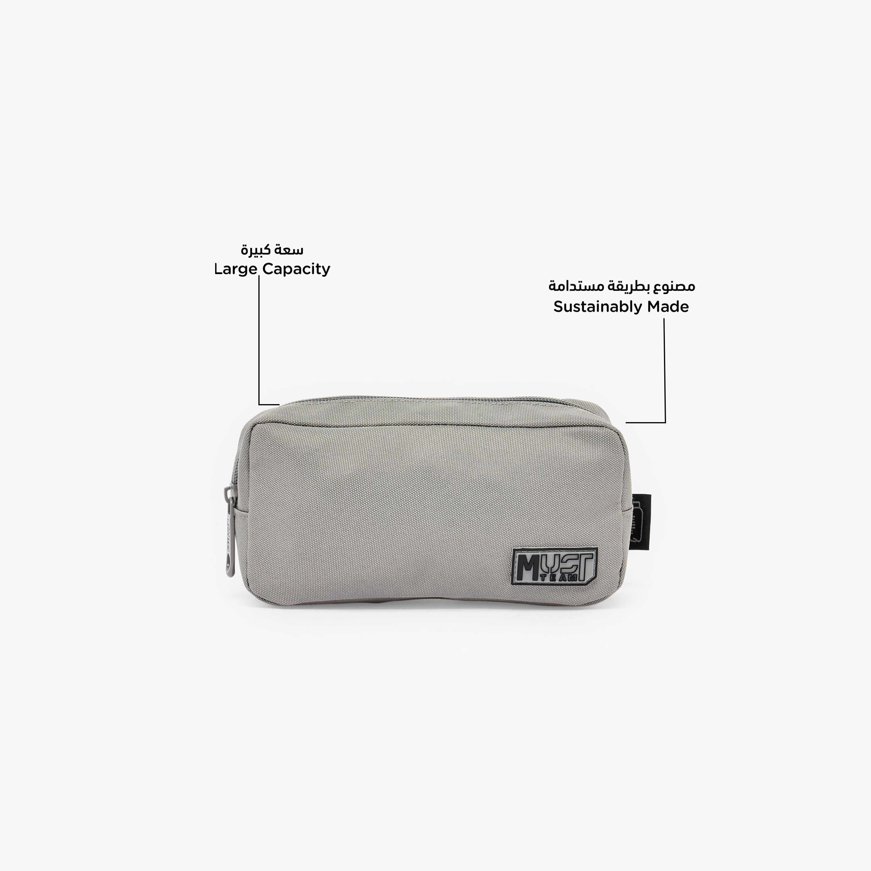 MustTeam Solid Pencil Pouch with Zip Closure-school-stationery-pencilcases-image-2