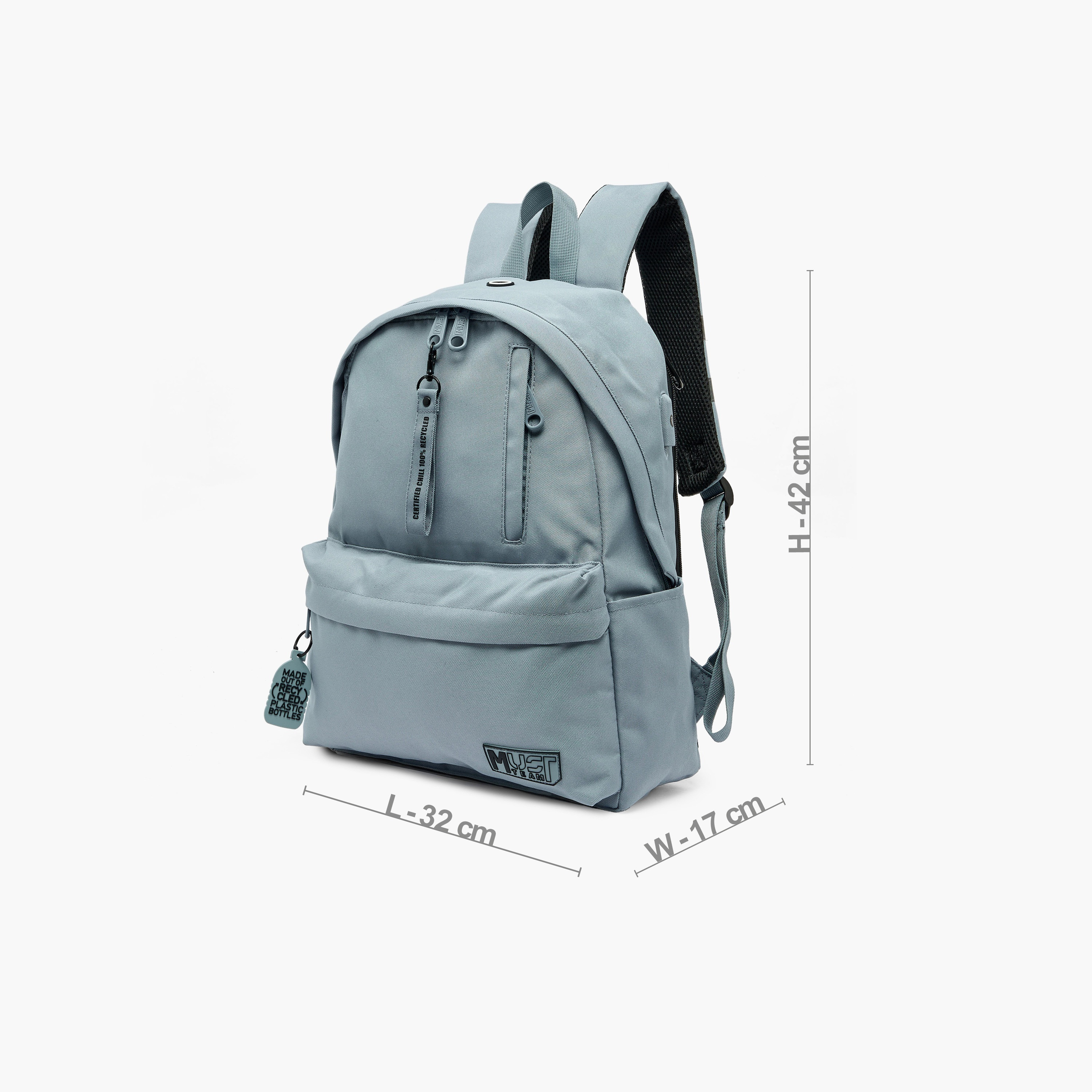 شنطة ظهر سادة للأولاد 8-13 سنة بأحزمة قابلة للتعديل من مست تيم - 17 بوصة-school-bagsandbackpacks-backpacks-image-9