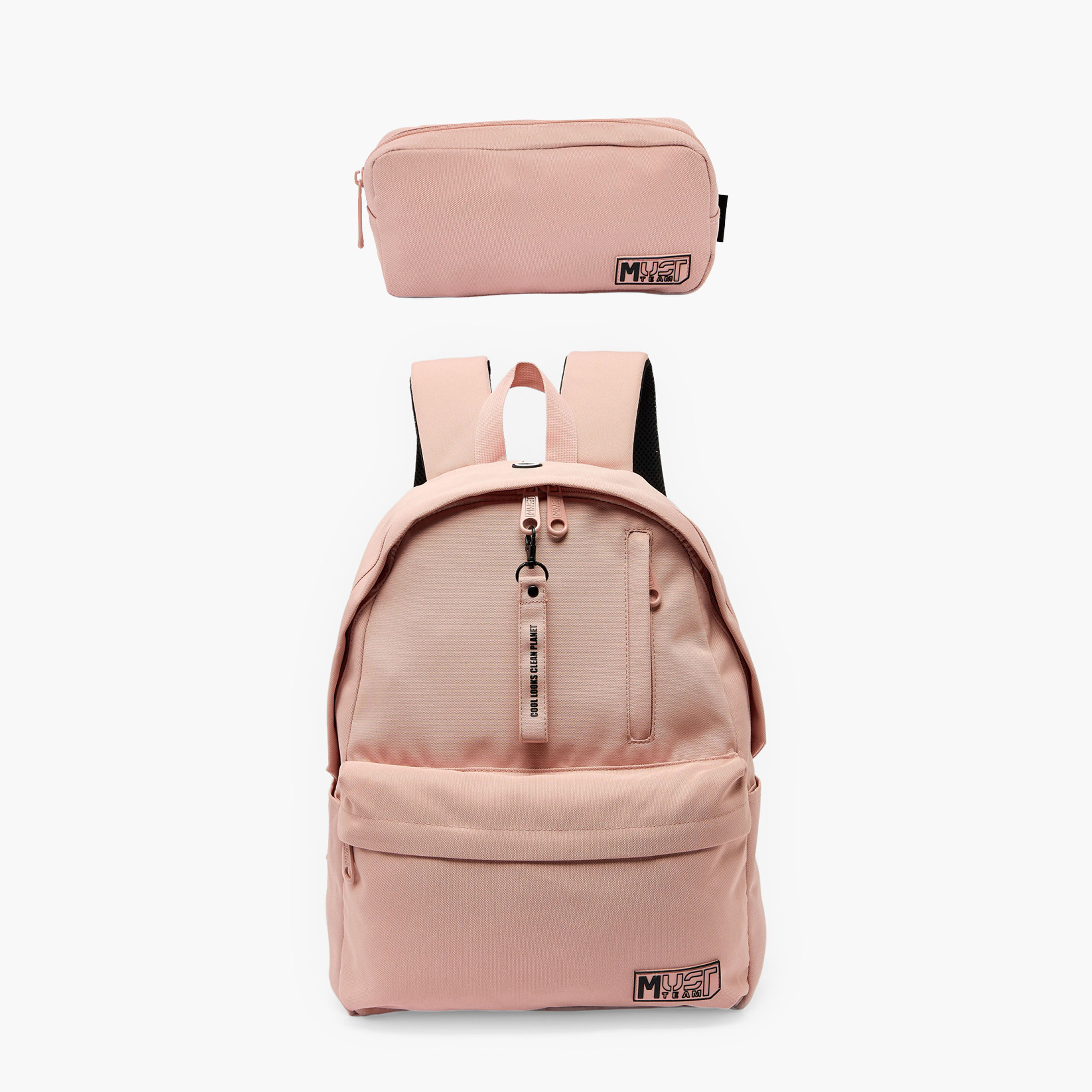 شنطة ظهر سادة للبنات 8-13 سنة بأحزمة كتف قابلة للتعديل من مست تيم - 17 بوصة-school-bagsandbackpacks-backpacks-image-11