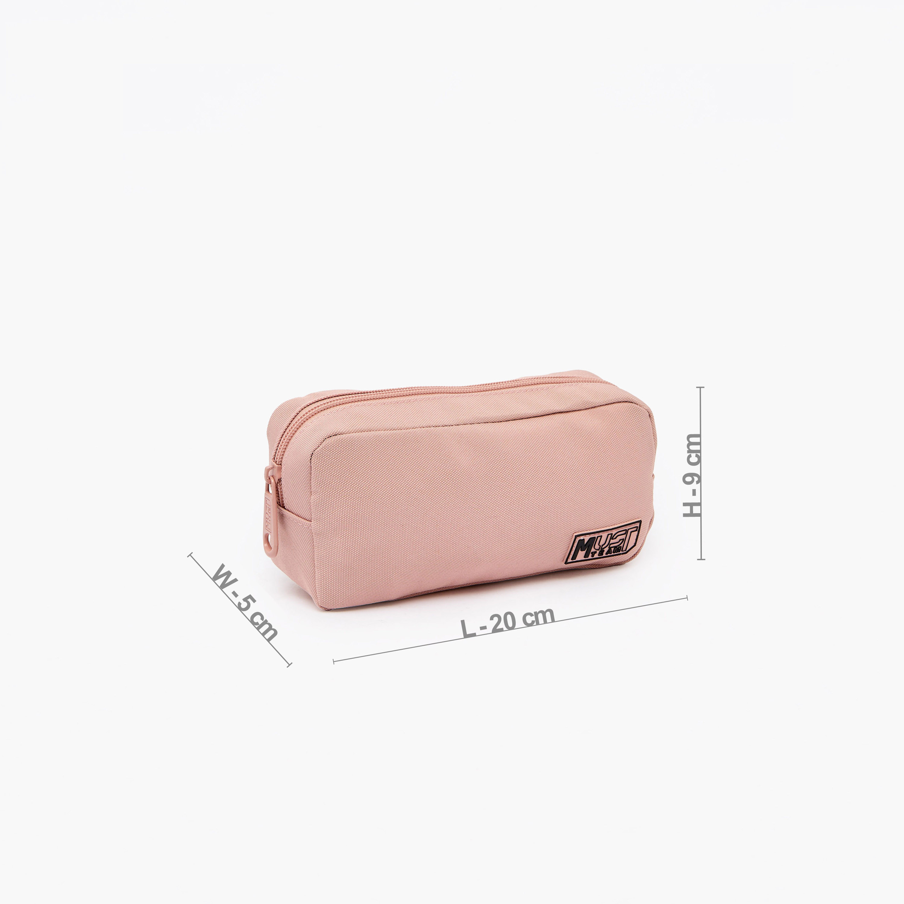 MustTeam Solid Pencil Pouch with Zip Closure-school-stationery-pencilcases-image-4