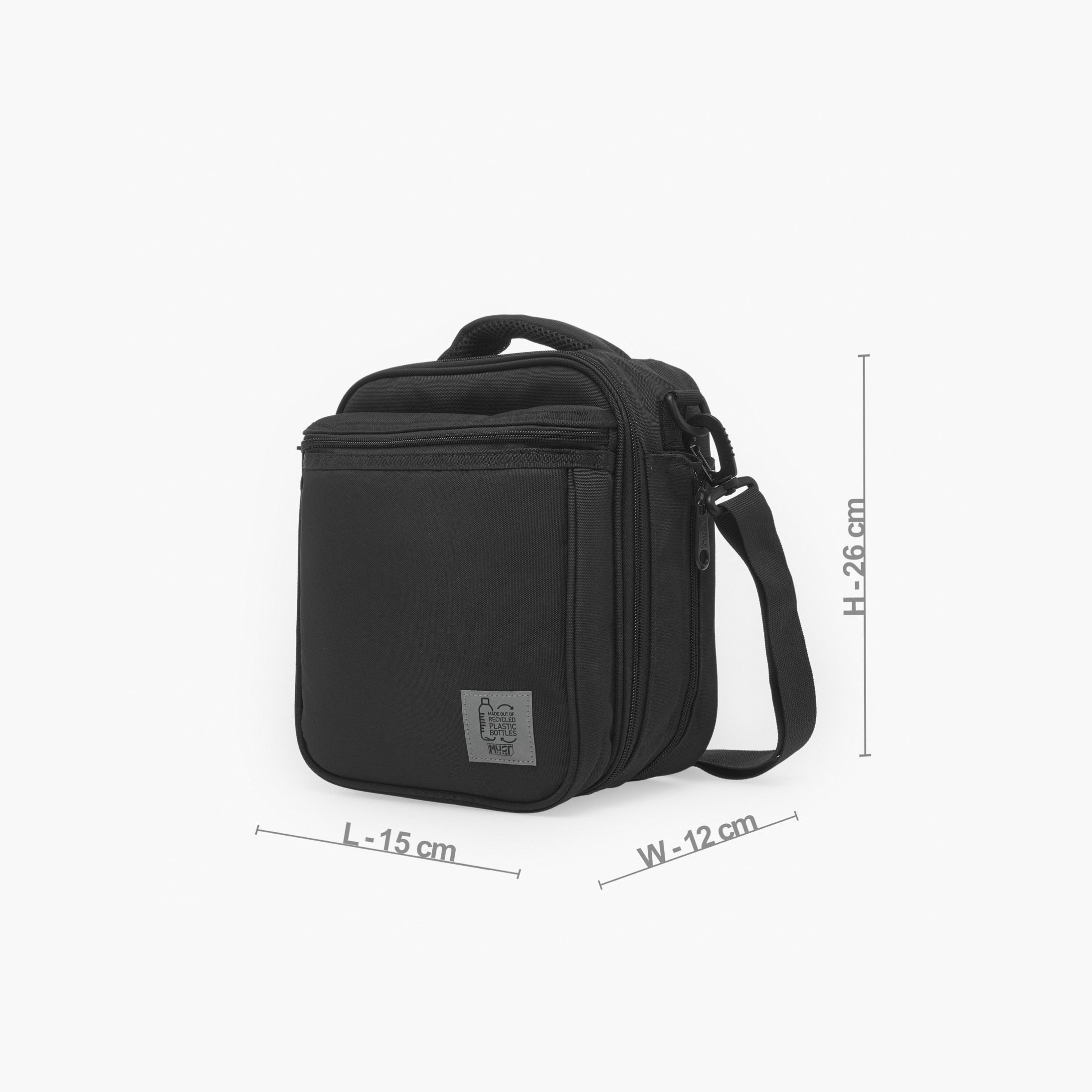MustTeam Solid Lunch Bag for Boys 8-13 Years with Detachable Strap-school-lunchessentials-lunchbags-image-7