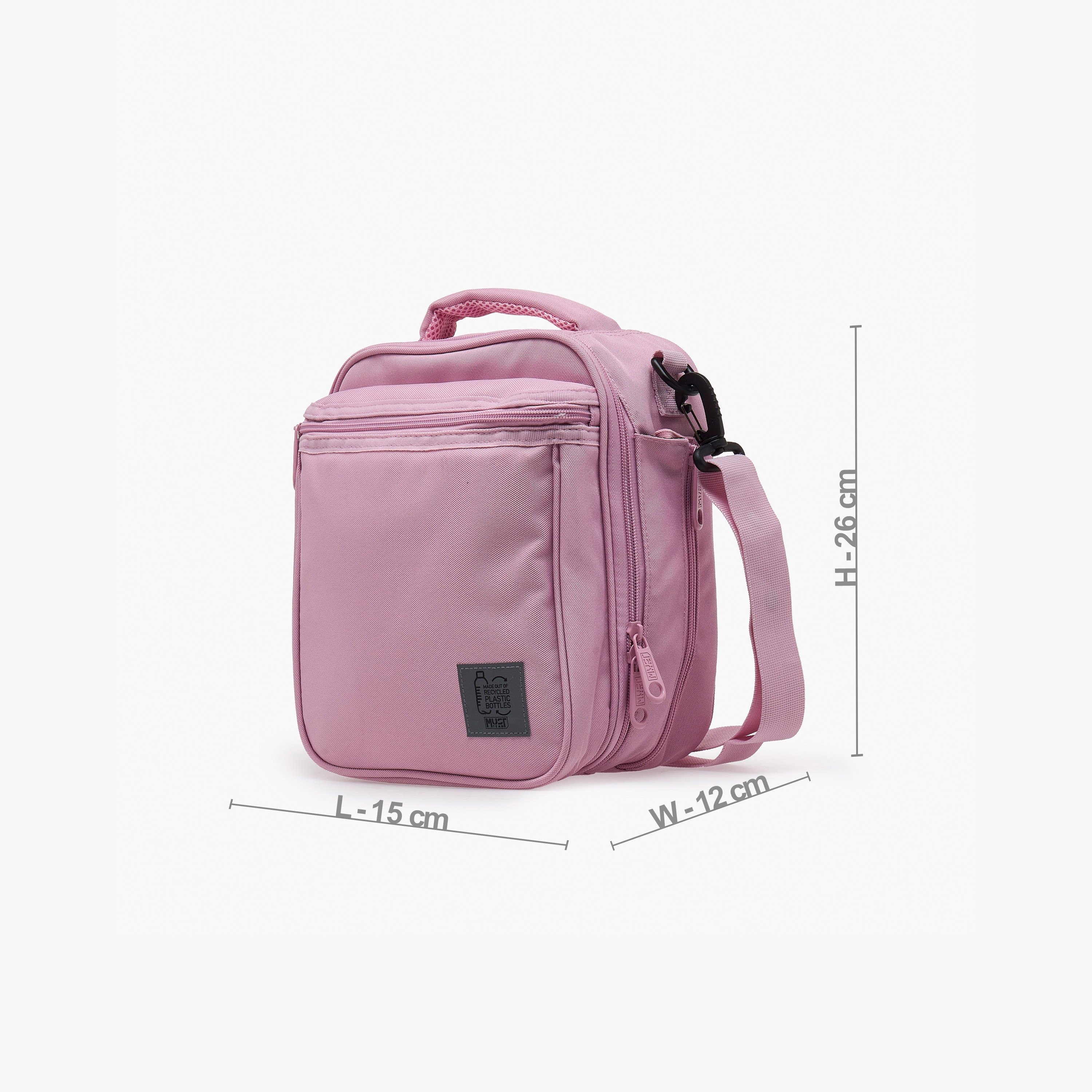 MustTeam Solid Lunch Bag for Girls 8-13 Years with Detachable Strap-school-lunchessentials-lunchbags-image-7