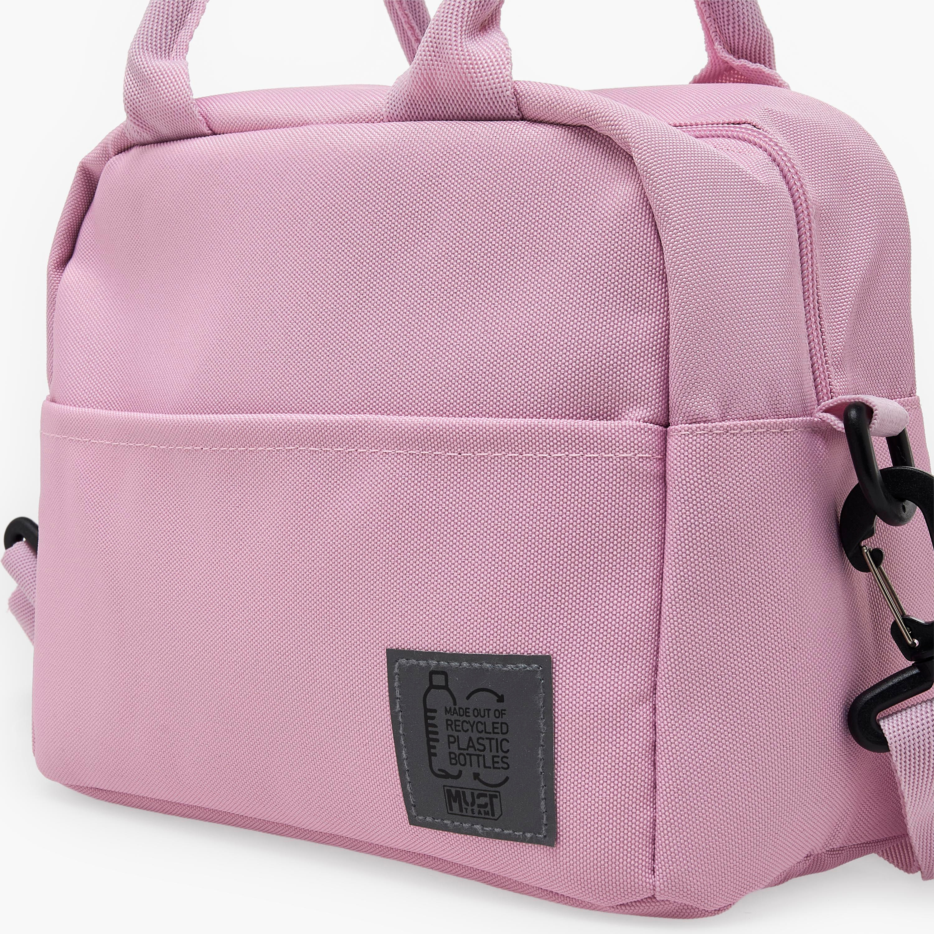 شنطة غداء سادة بحزام قابل للفصل للبنات من سن 8 - 13 سنة من ماست تيم-school-lunchessentials-lunchbags-image-3