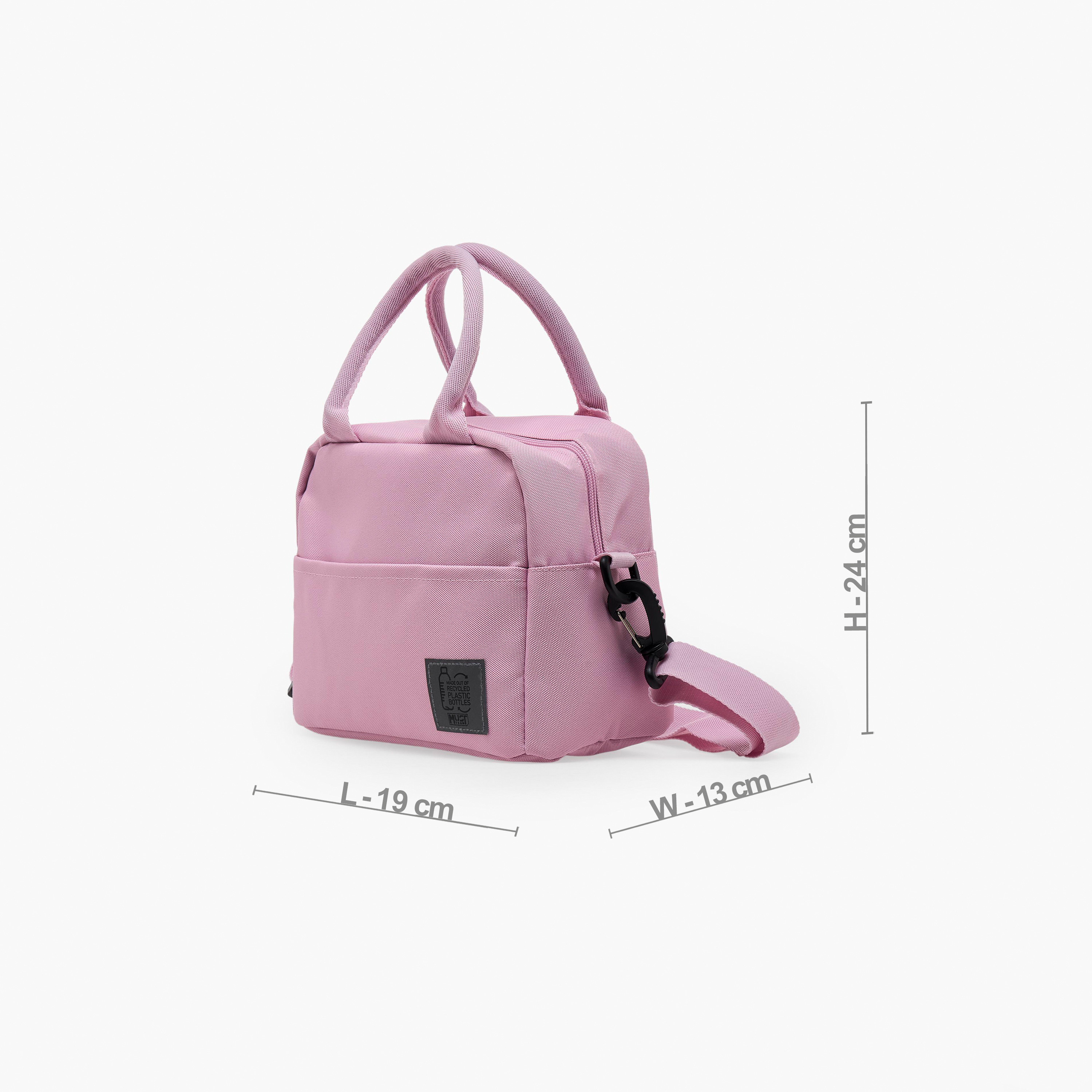 شنطة غداء سادة بحزام قابل للفصل للبنات من سن 8 - 13 سنة من ماست تيم-school-lunchessentials-lunchbags-image-6