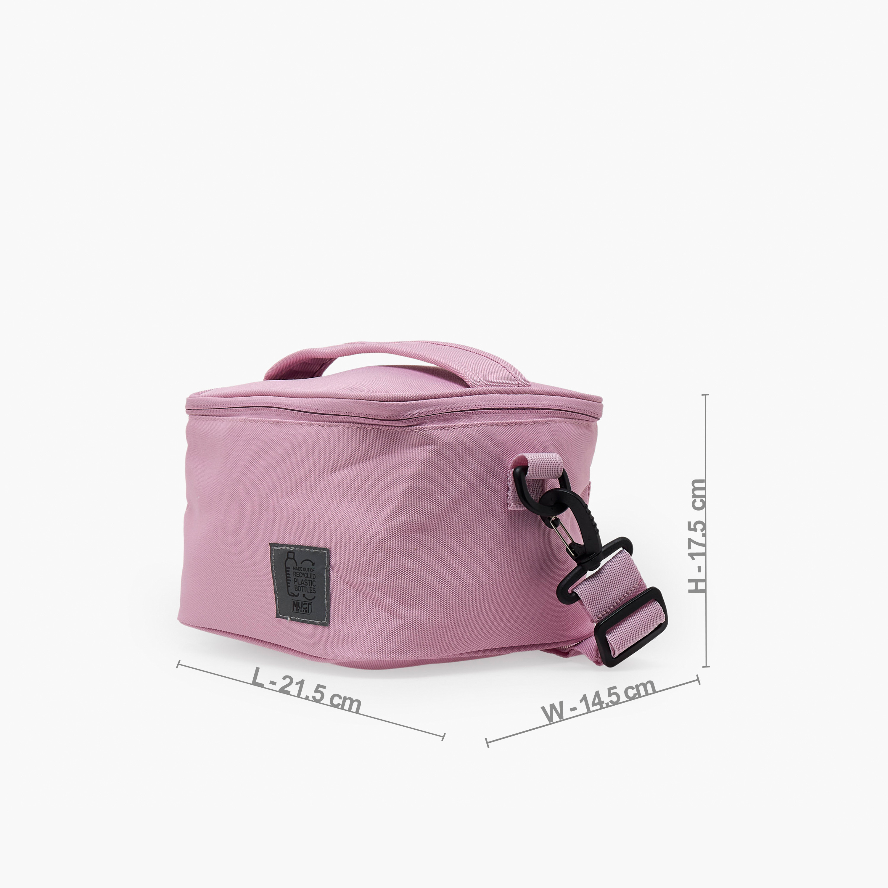 MustTeam Solid Lunch Bag for Girls 8-13 Years with Detachable Strap-school-lunchessentials-lunchbags-image-6