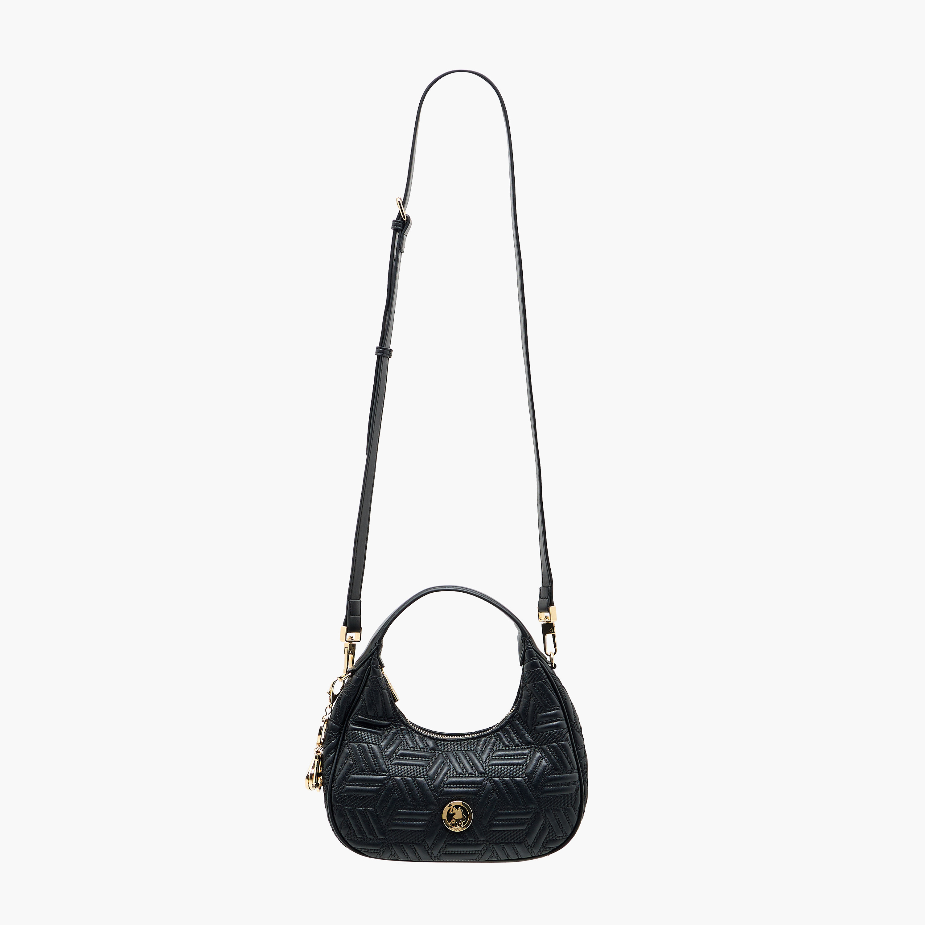 شنطة كتف مبطنة بحزام قابل للفصل من يو إس بولو أسن-women-bagsandwallets-handbags-image-3