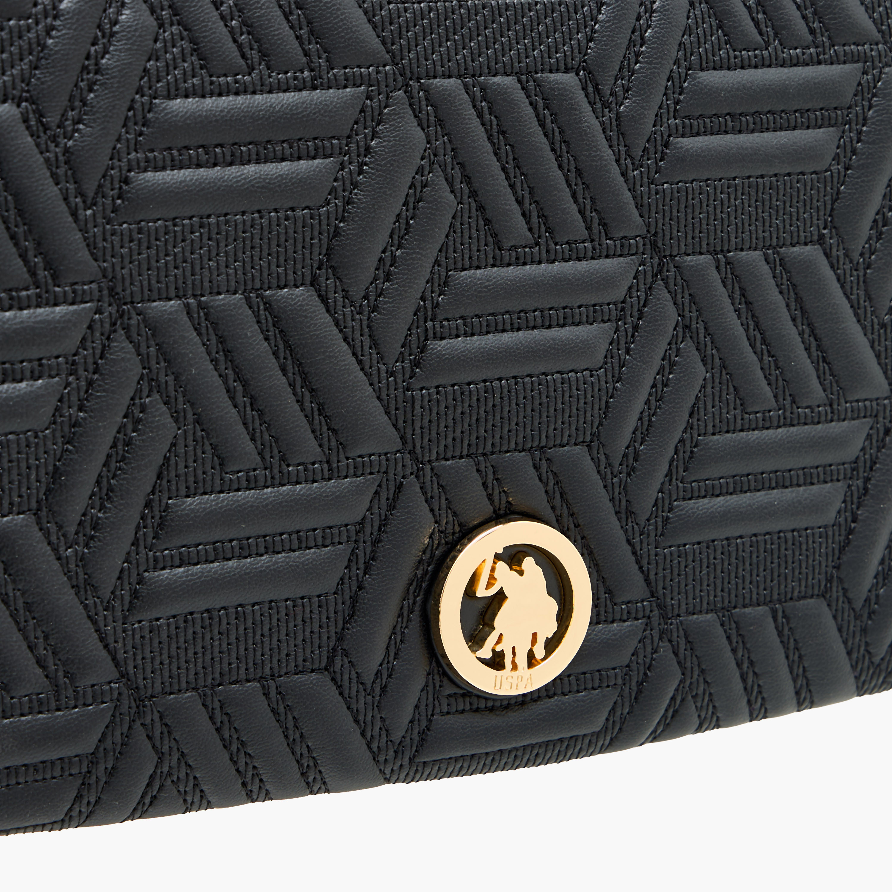 US POLO ASSN. Quilted Crossbody Bag with Adjustable Strap-women-bagsandwallets-handbags-image-5