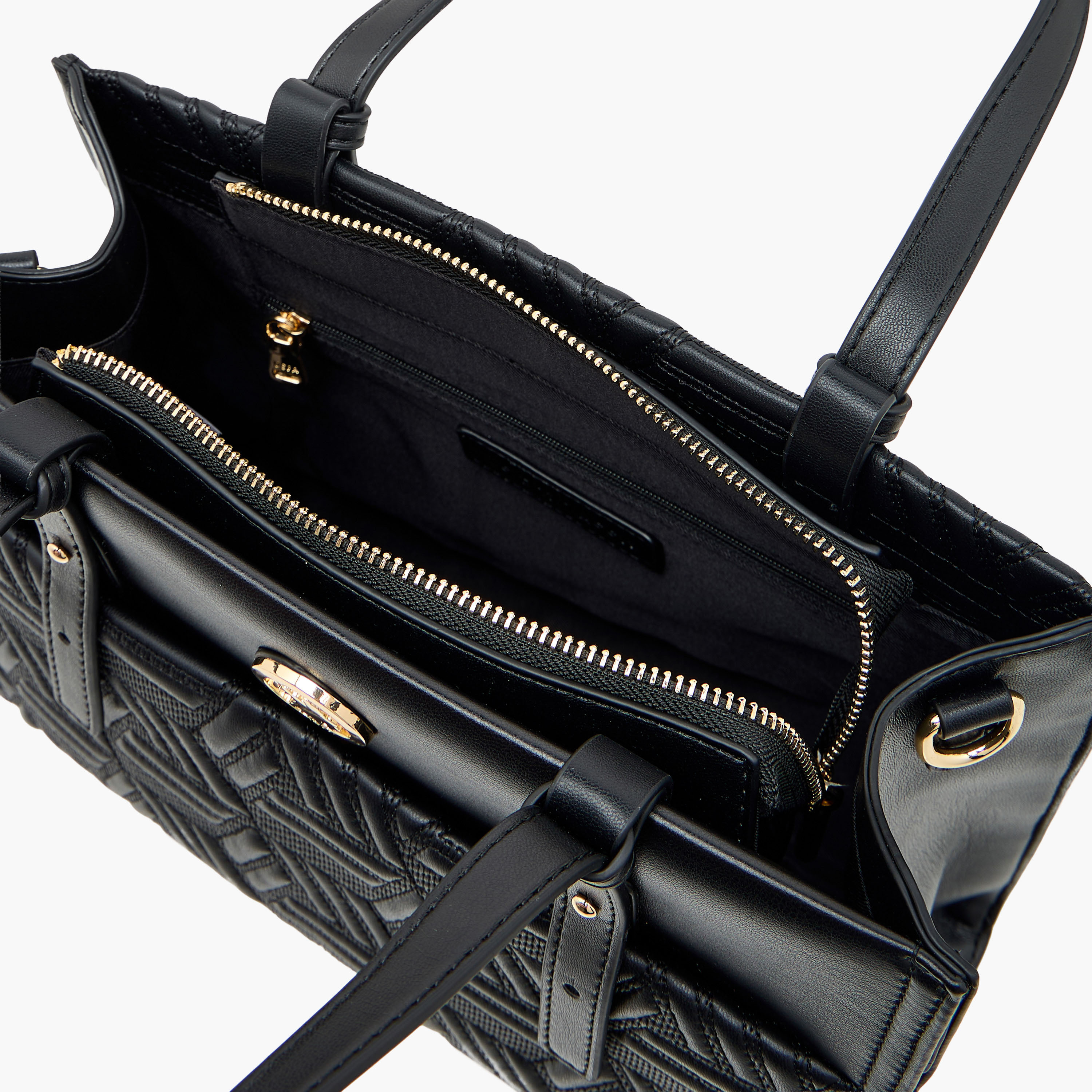 US POLO ASSN. Quilted Tote Bag with Detachable Strap-women-bagsandwallets-handbags-image-9