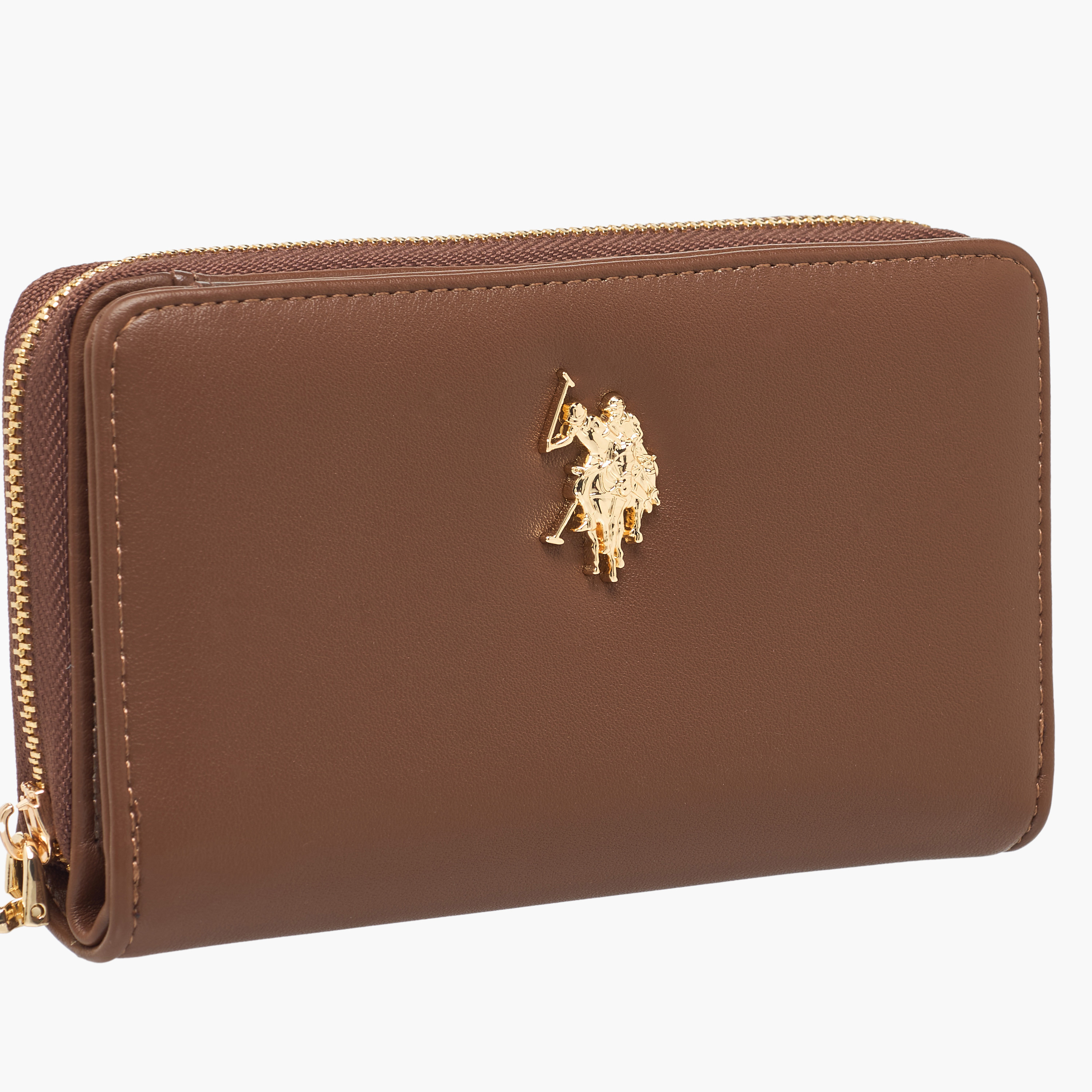 US POLO ASSN. Solid Zip-Around Wallet-women-bagsandwallets-wallets-image-3