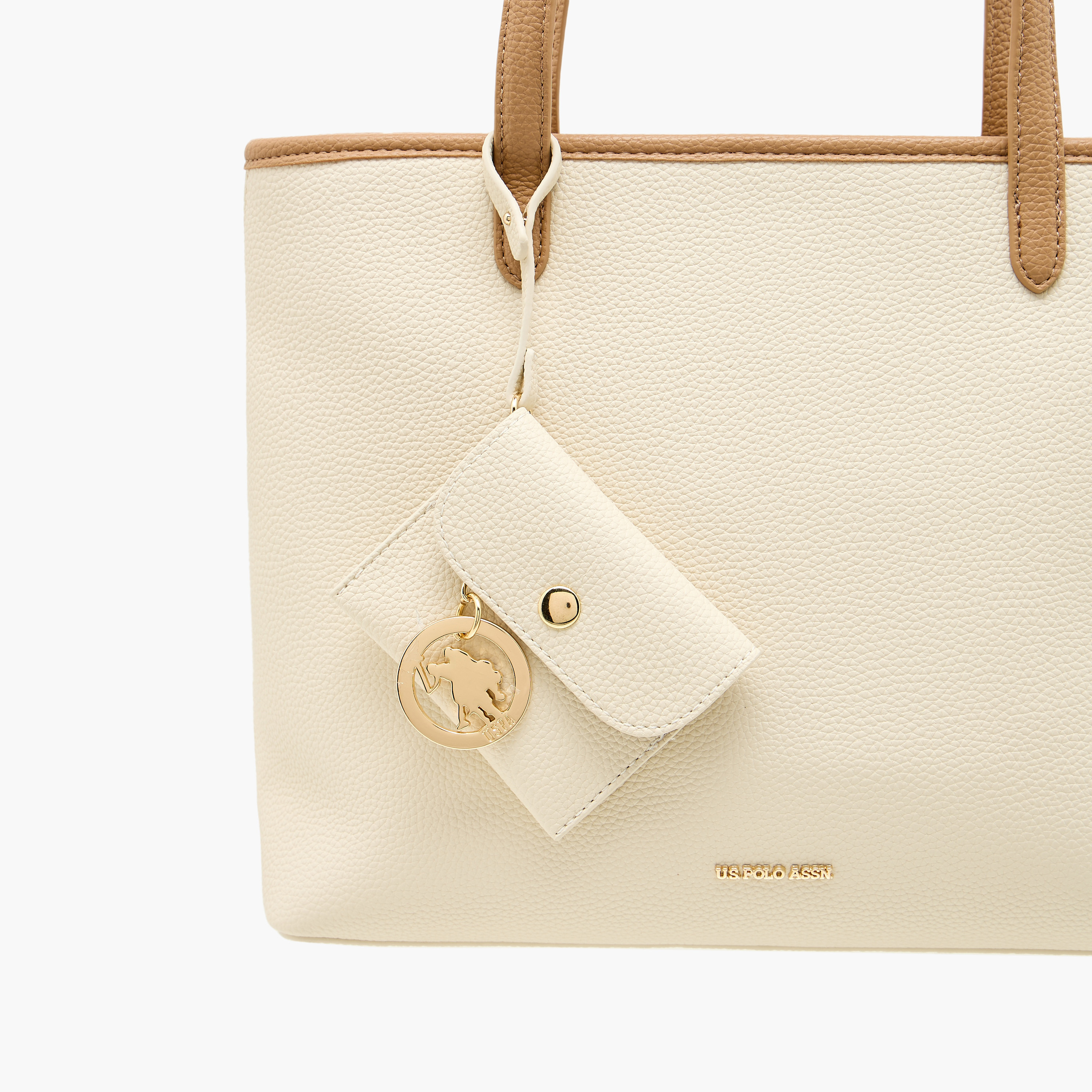 شنطة توتي بارزة الملمس مع شنطة صغيرة للعملات من يو إس بولو أسن-women-bagsandwallets-handbags-image-5