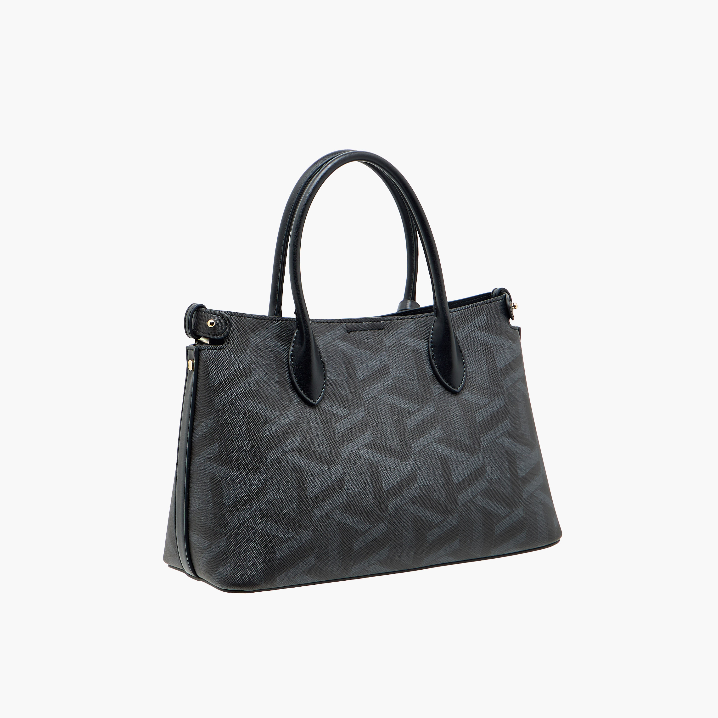 US POLO ASSN. Geometric Print Tote Bag with Coin Pouch-women-bagsandwallets-handbags-image-4