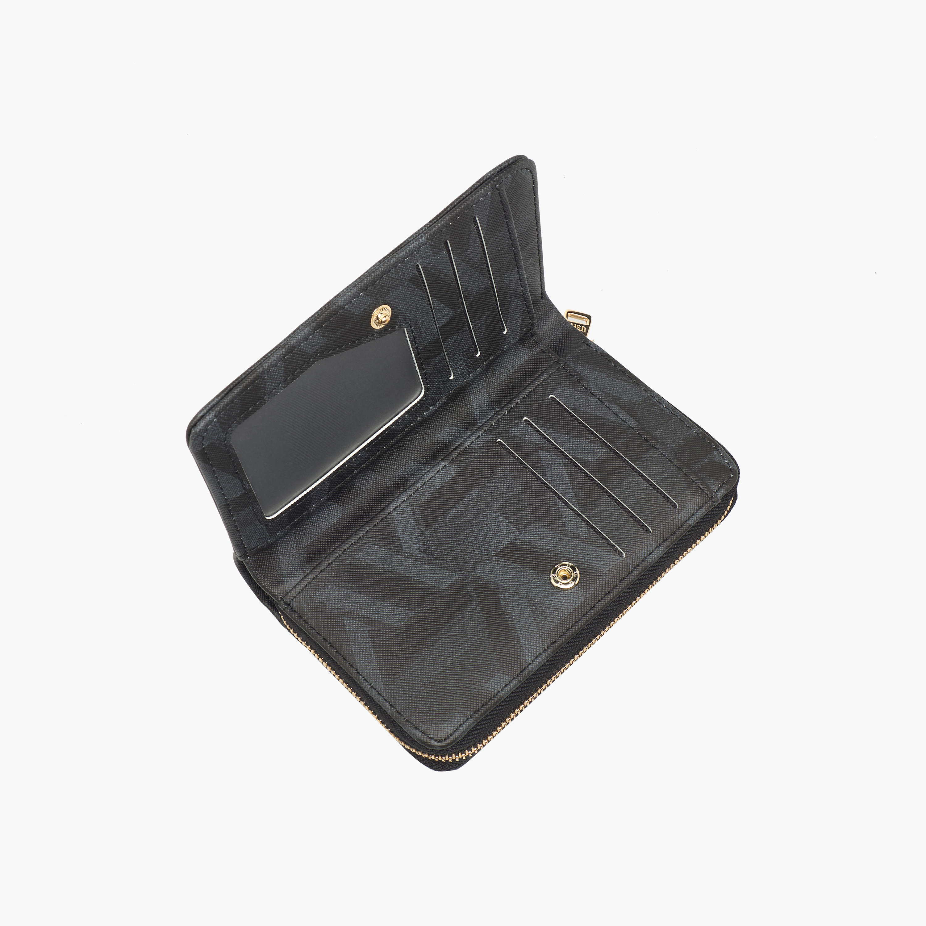 محفظة بطبعات هندسية وسحاب إغلاق من يو أس بولو أسن-women-bagsandwallets-wallets-image-5