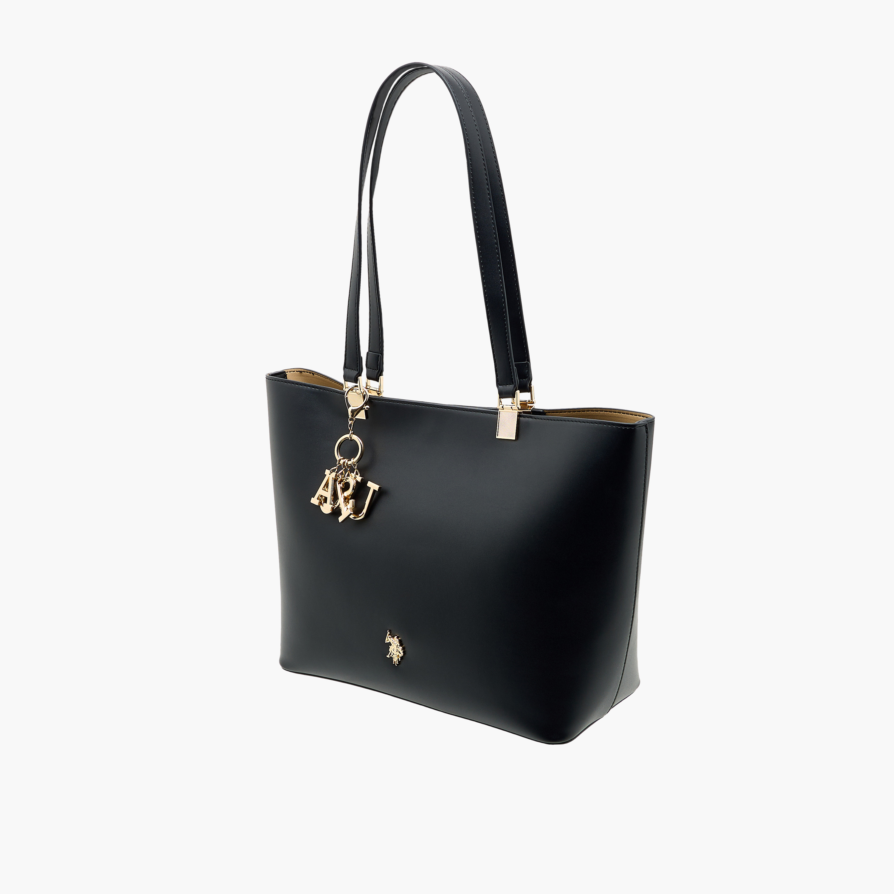 شنطة توت بحزام قابل للفصل وتفاصيل دلاية من يو إس بولو أسن-women-bagsandwallets-handbags-image-3