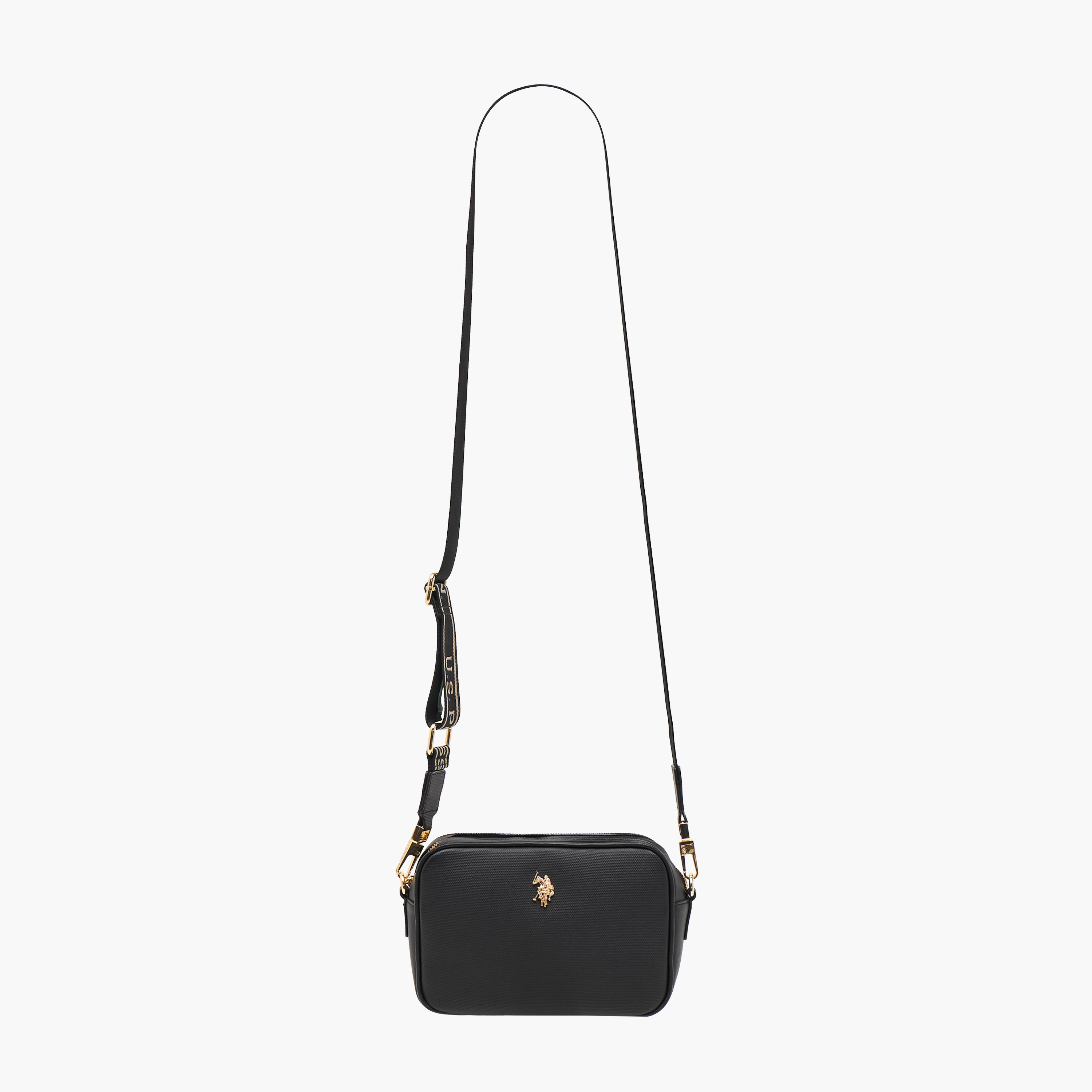 US POLO ASSN. Textured Crossbody Bag with Adjustable Strap-women-bagsandwallets-handbags-image-3