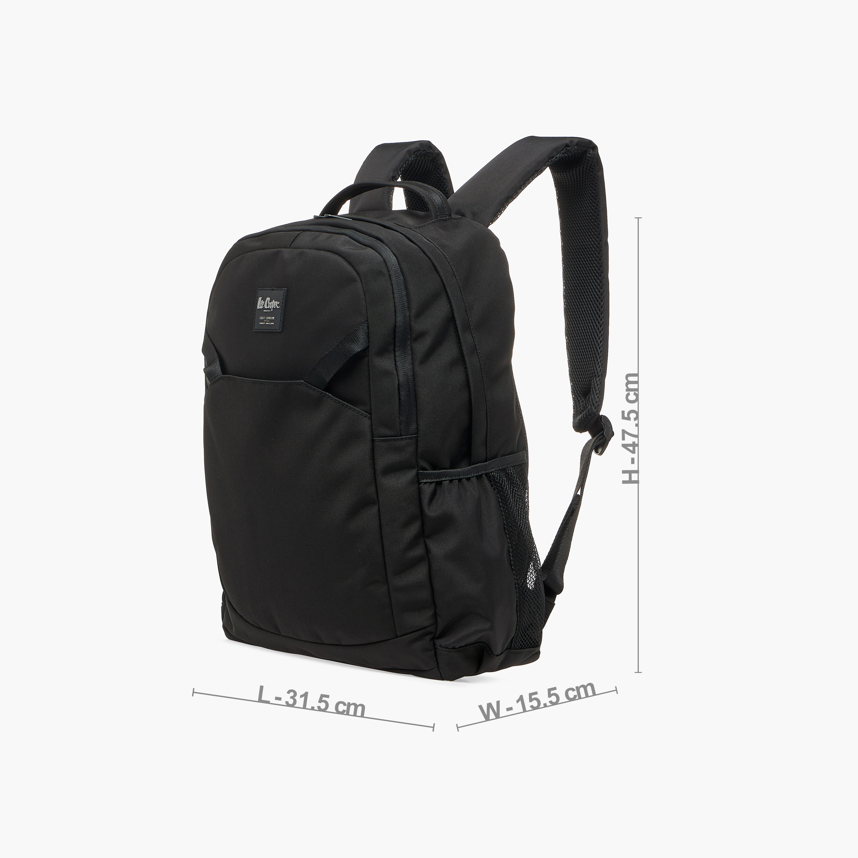 شنطة ظهر مدرسية سادة بأحزمة كتف مبطنة للأطفال بعمر 13 سنة من لي كوبر-boys-accessories-bagsandbackpacks-image-3