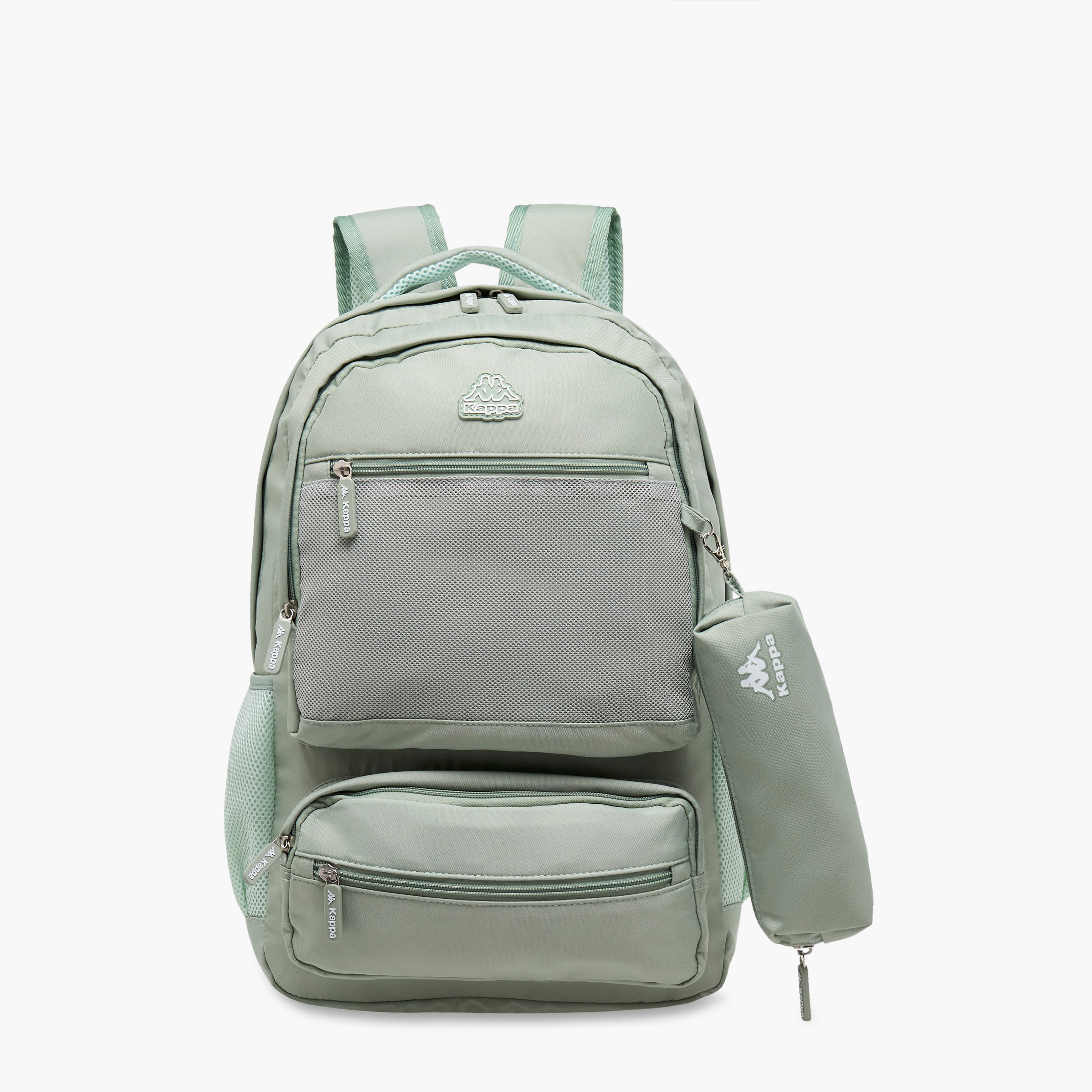 Kappa Solid Backpack for Kids with Pencil Pouch-school-bagsandbackpacks-backpacks-image-1