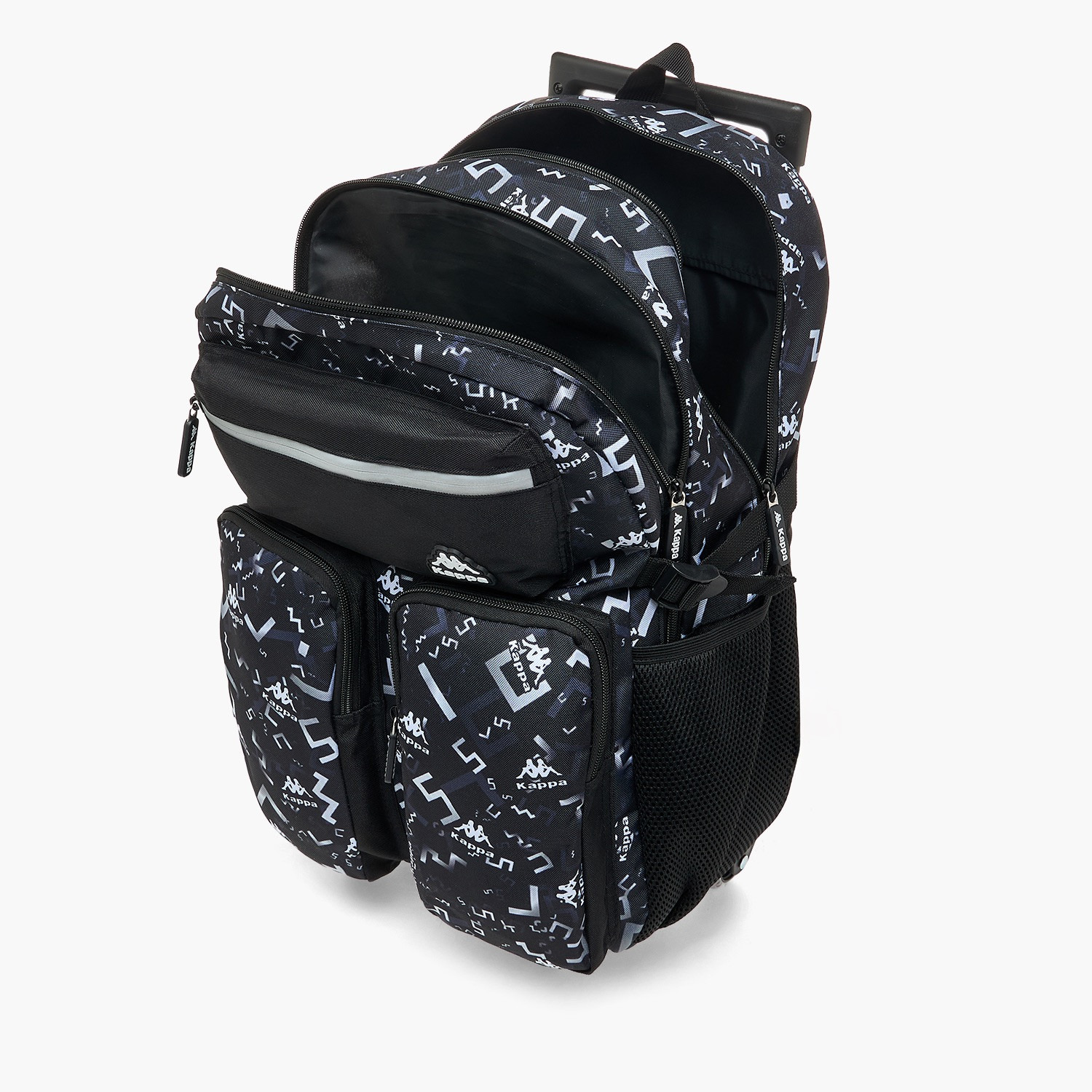 Kappa Logo Print 3-Piece School Trolley Bag Set for Kids 13 Years+ with Lunch Bag and Pencil Pouch-school-bagsandbackpacks-backpacks-image-7