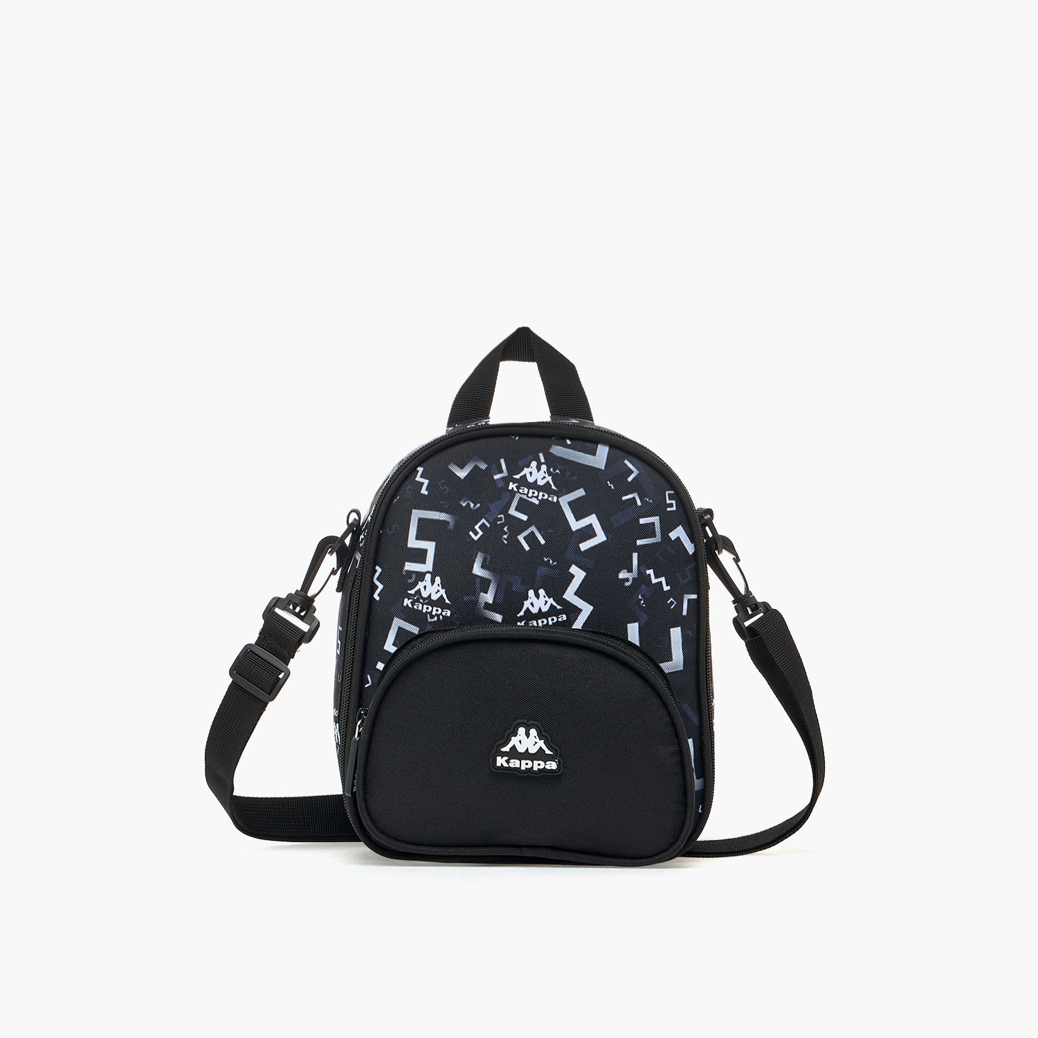 Kappa Logo Print 3-Piece School Trolley Bag Set for Kids 13 Years+ with Lunch Bag and Pencil Pouch-school-bagsandbackpacks-backpacks-image-8
