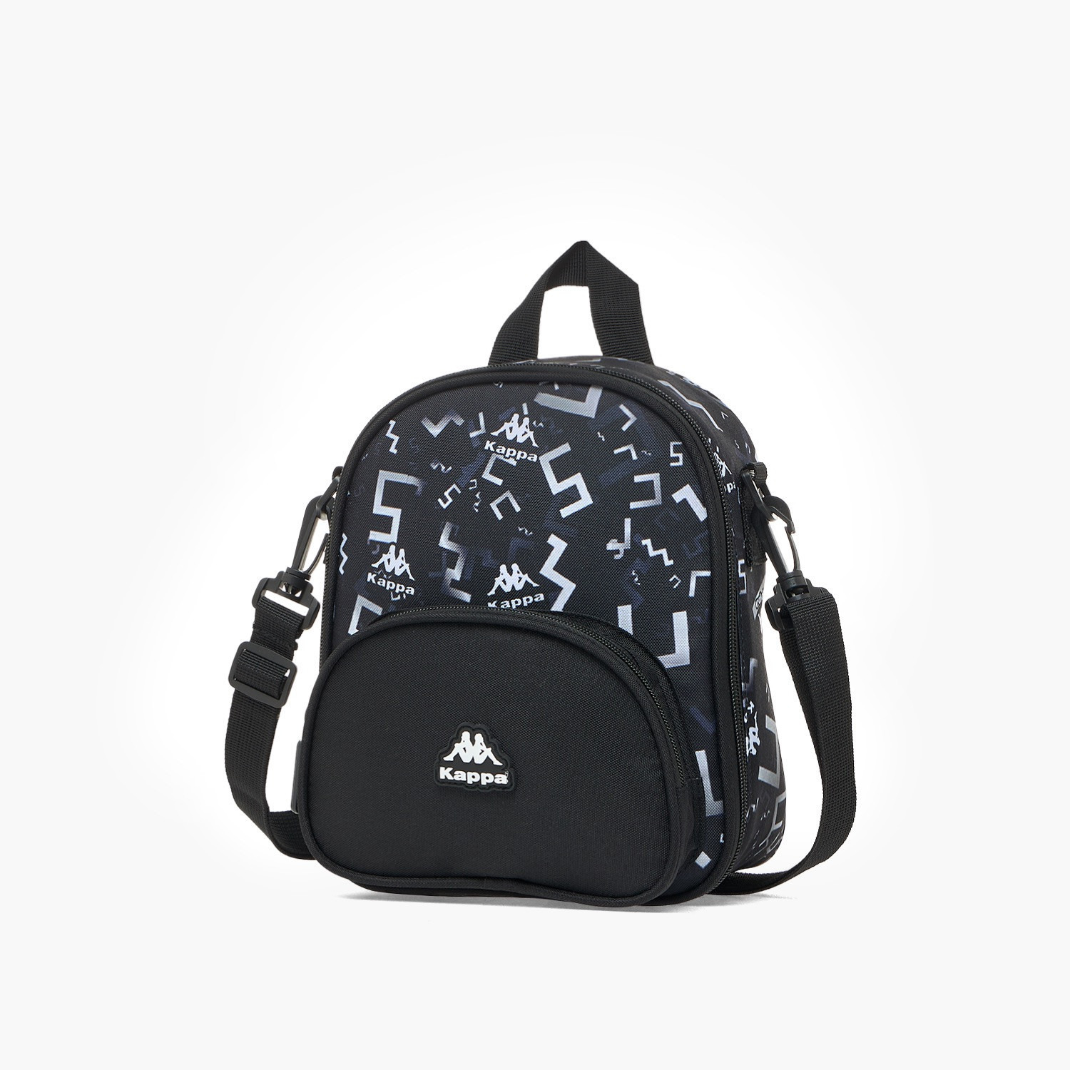 Kappa Logo Print 3-Piece School Trolley Bag Set for Kids 13 Years+ with Lunch Bag and Pencil Pouch-school-bagsandbackpacks-backpacks-image-9