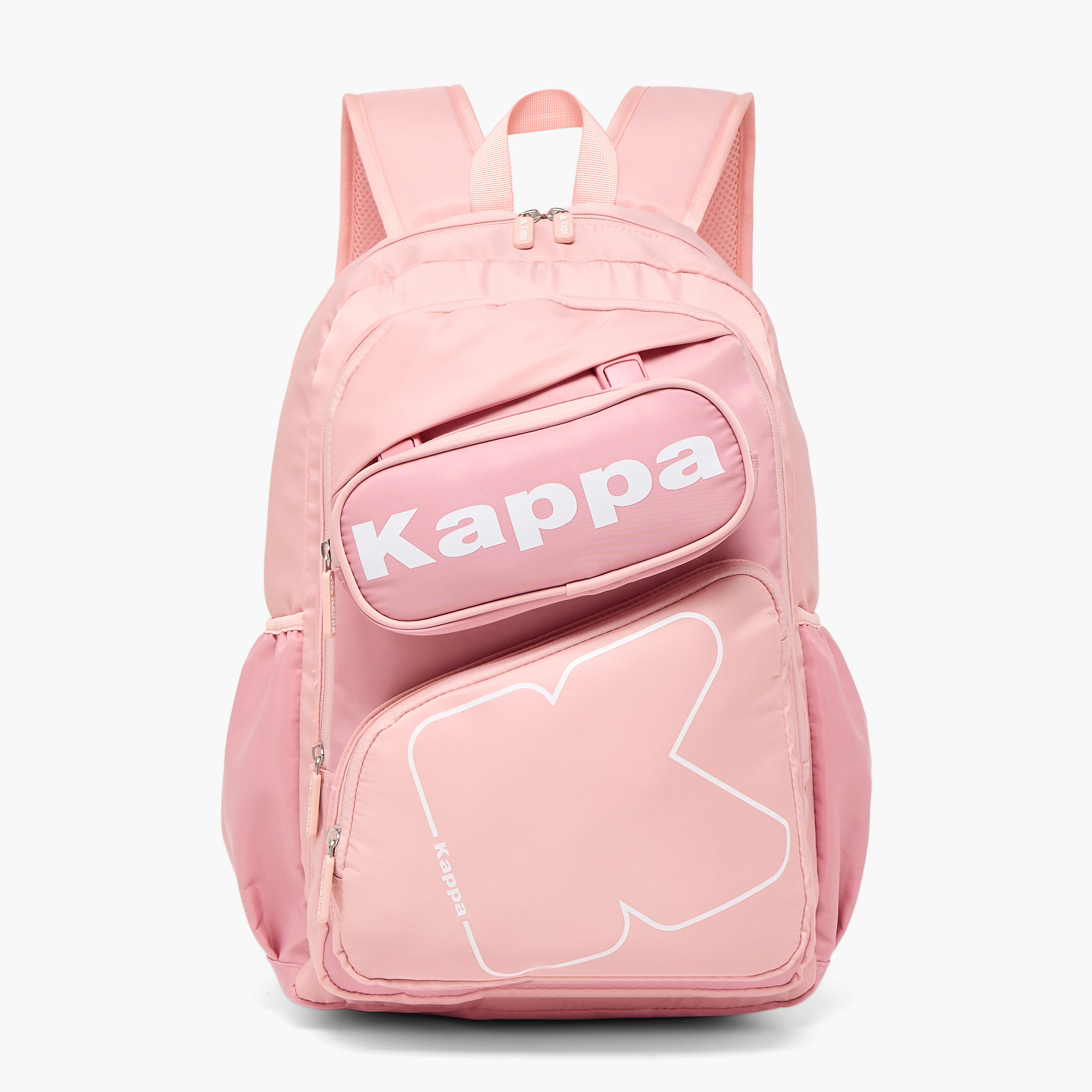 Kappa Logo Print 3-Piece School Backpack Set for Kids 13 Years+ with Lunch Bag and Pencil Pouch-school-bagsandbackpacks-backpacks-image-3