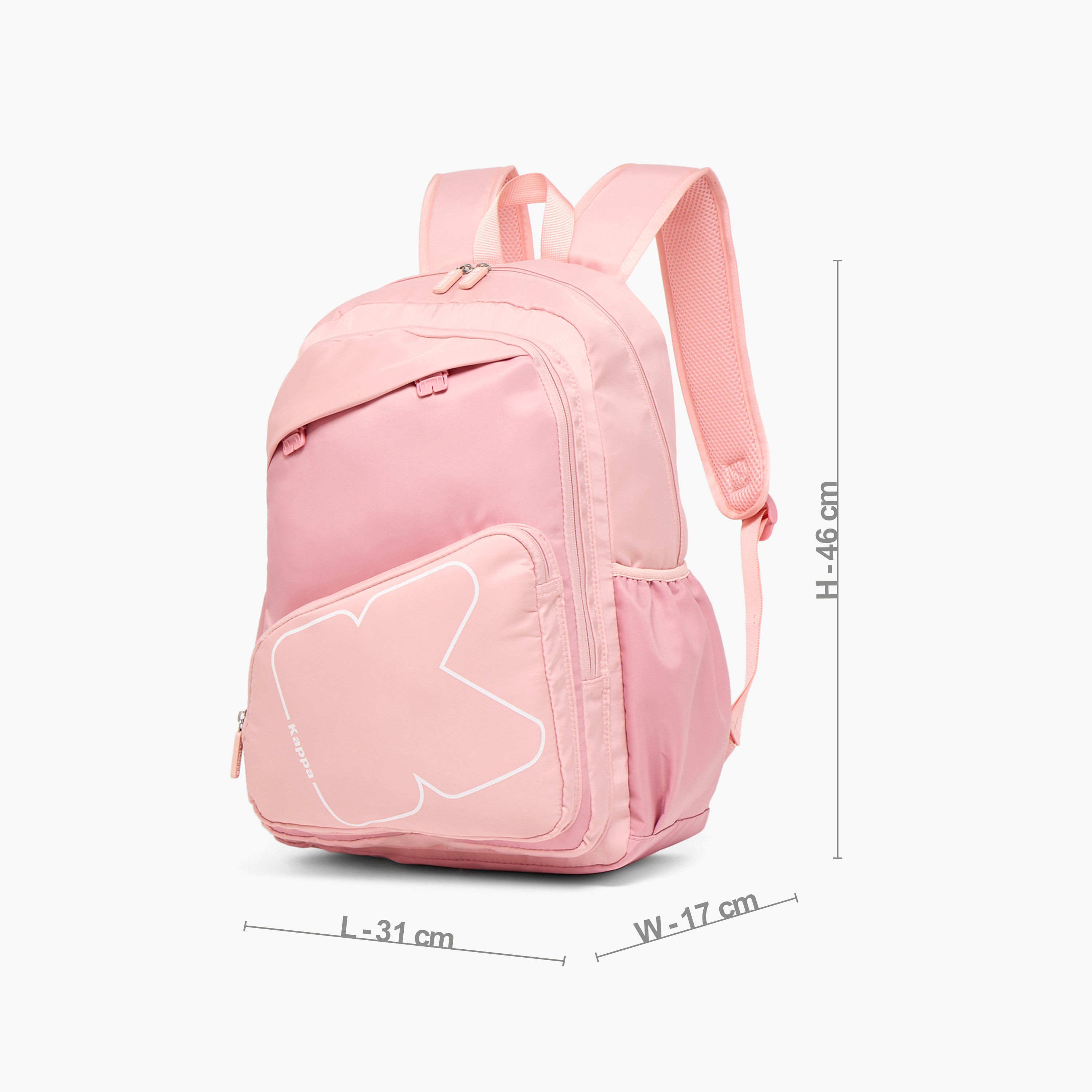 Kappa Logo Print 3-Piece School Backpack Set for Kids 13 Years+ with Lunch Bag and Pencil Pouch-school-bagsandbackpacks-backpacks-image-8