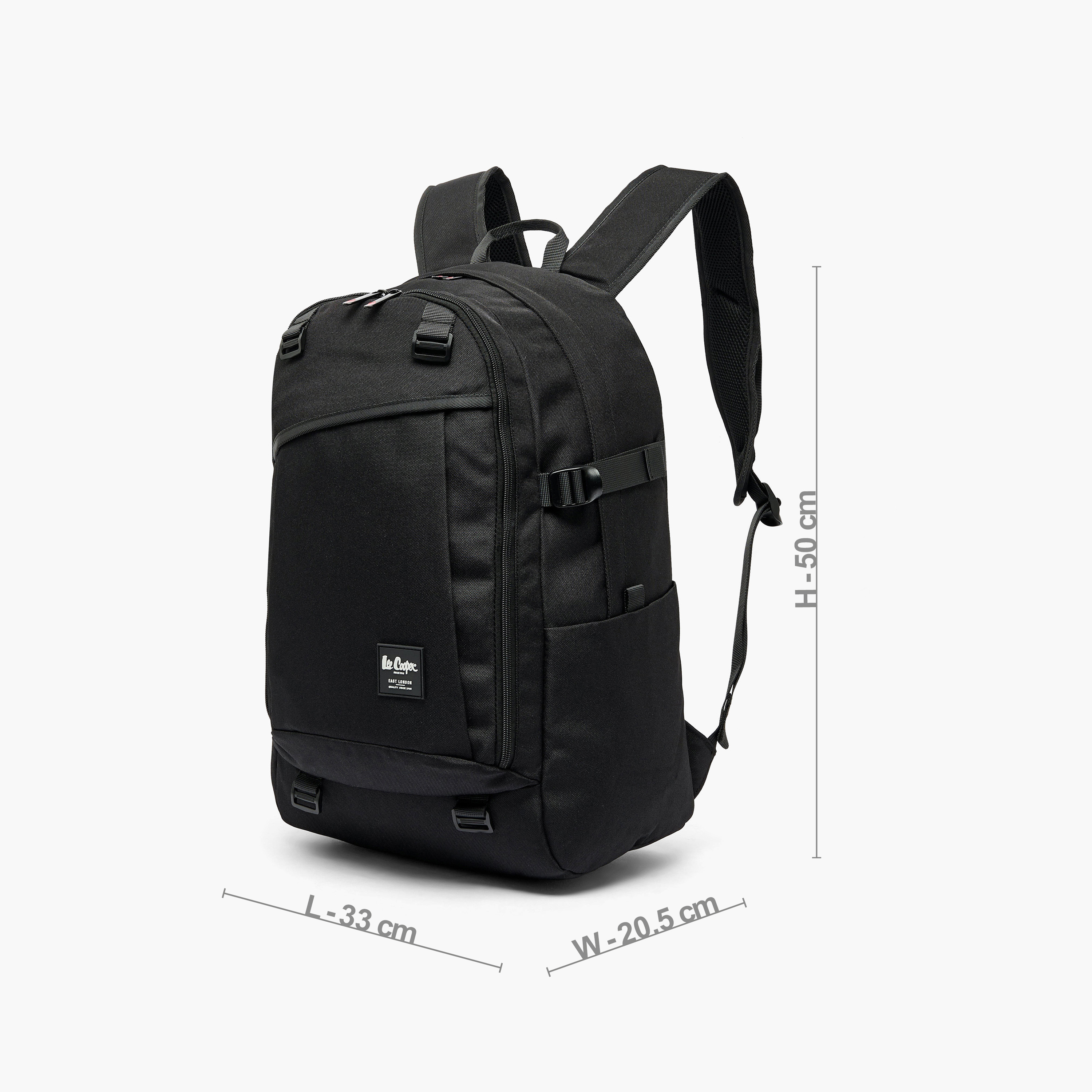 شنطة ظهر مدرسية سادة بأحزمة كتف مبطنة للأطفال بعمر 13 سنة فأكثر من لي كوبر-boys-accessories-bagsandbackpacks-image-6