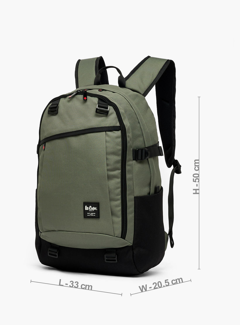 شنطة ظهر مدرسية سادة بأحزمة كتف مبطنة للأطفال بعمر 13 سنة فأكثر من لي كوبر-boys-accessories-bagsandbackpacks-image-5