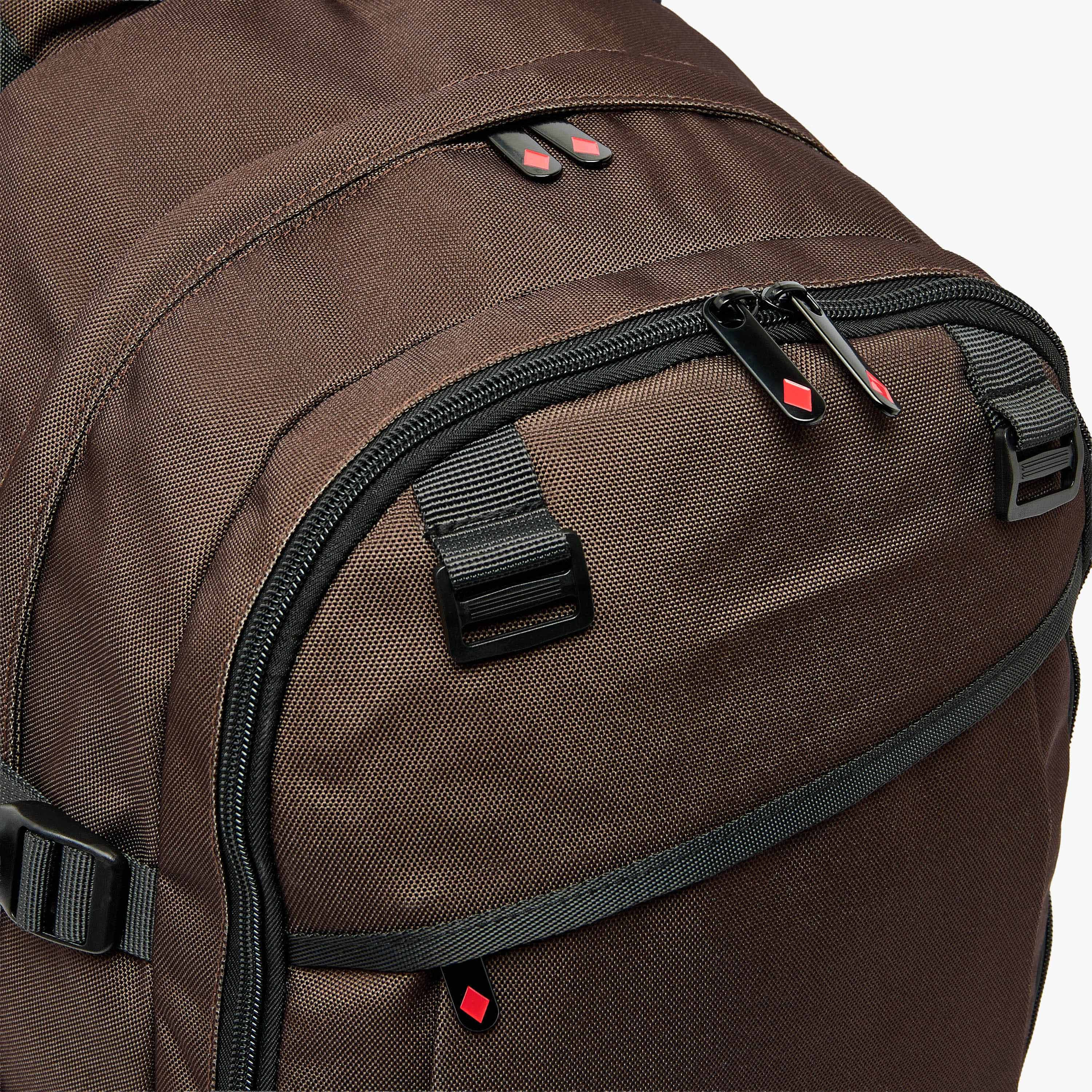 شنطة ظهر مدرسية سادة بأحزمة كتف مبطنة للأطفال بعمر 13 سنة فأكثر من لي كوبر-boys-accessories-bagsandbackpacks-image-3