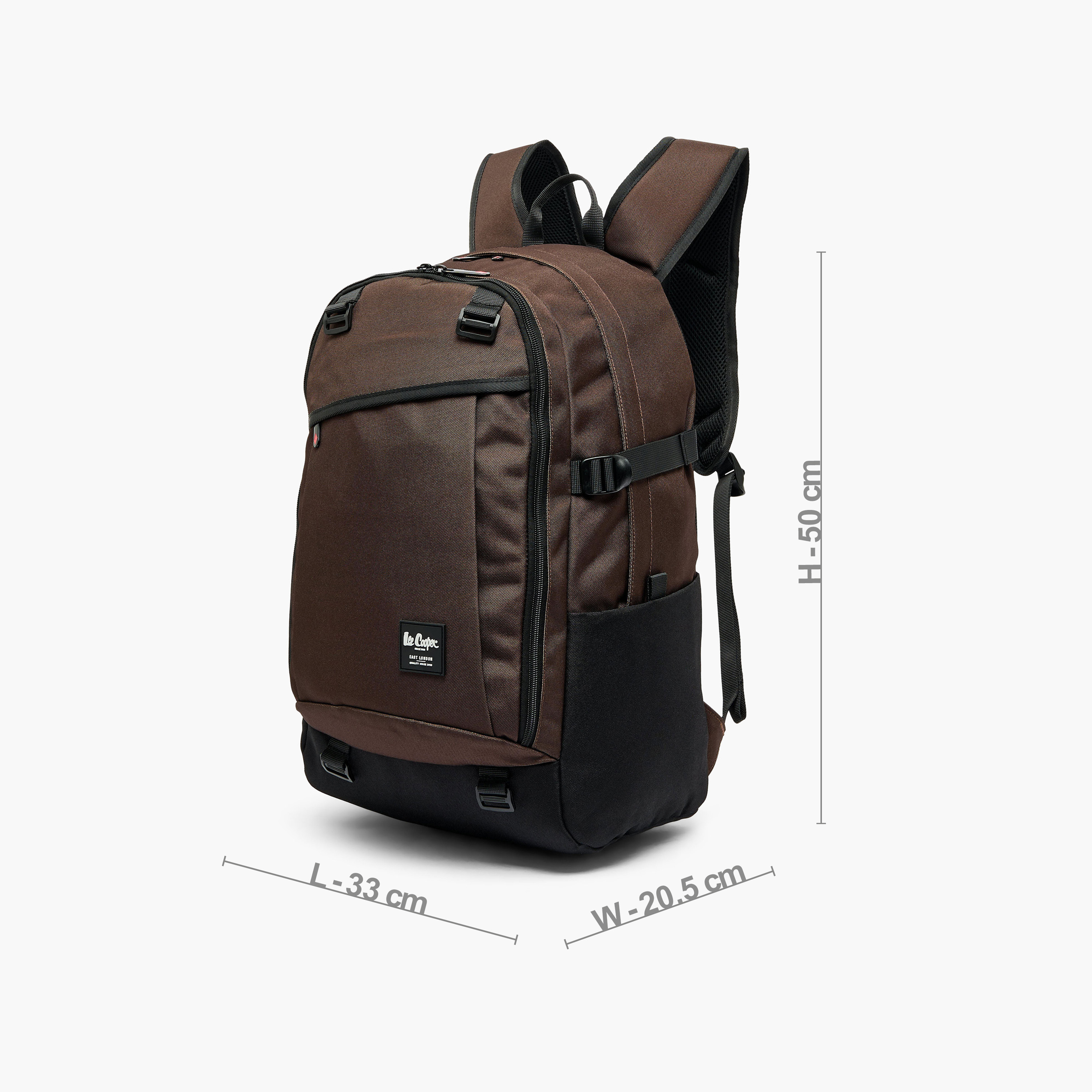 شنطة ظهر مدرسية سادة بأحزمة كتف مبطنة للأطفال بعمر 13 سنة فأكثر من لي كوبر-boys-accessories-bagsandbackpacks-image-6