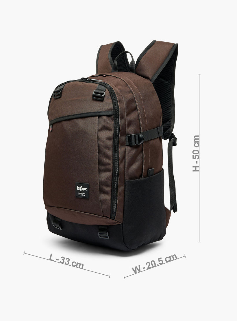 شنطة ظهر مدرسية سادة بأحزمة كتف مبطنة للأطفال بعمر 13 سنة فأكثر من لي كوبر-boys-accessories-bagsandbackpacks-image-6