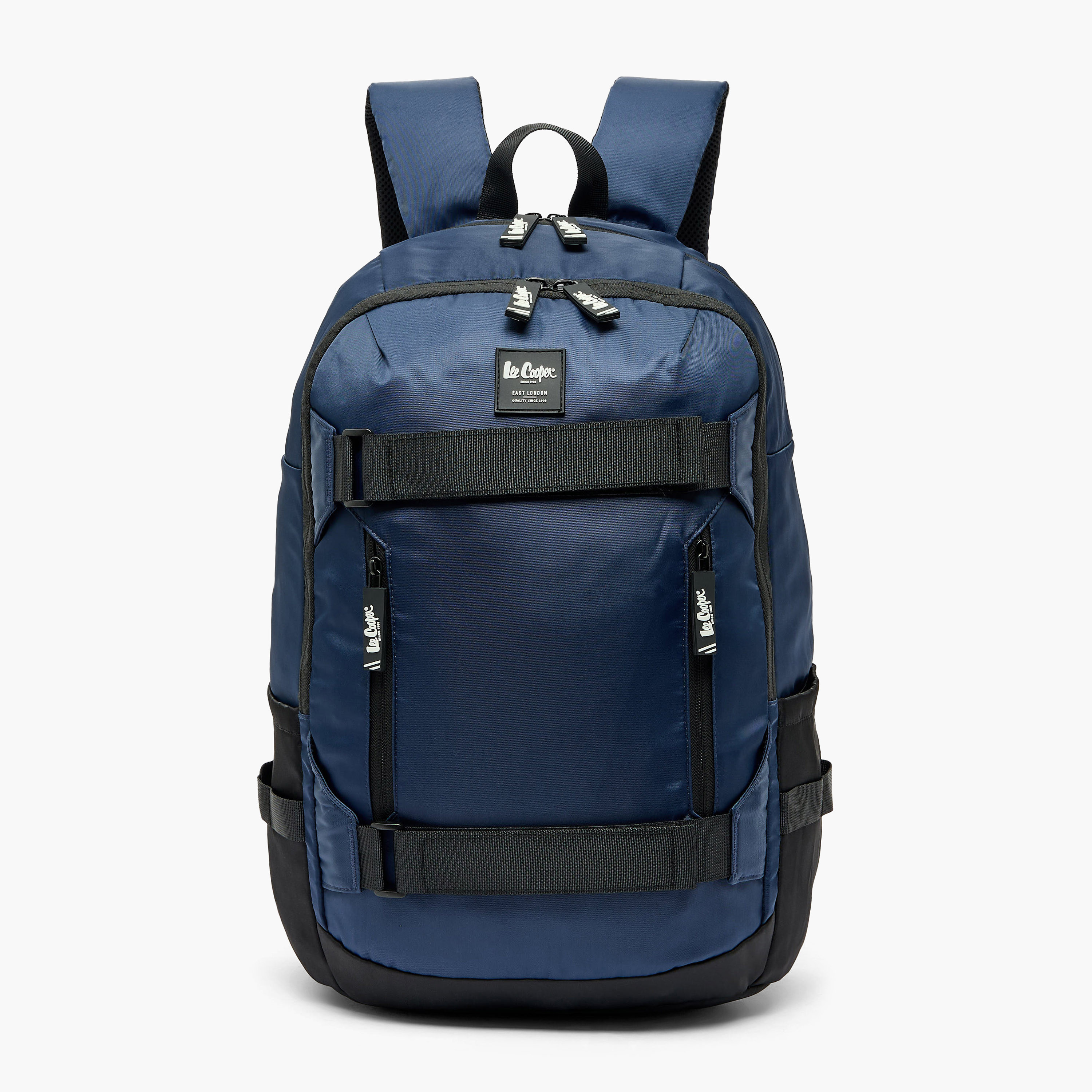 شنطة ظهر سادة بحمالات كتف مبطنة للأطفال من سن 13 سنة من لي كوبر-boys-accessories-bagsandbackpacks-image-1