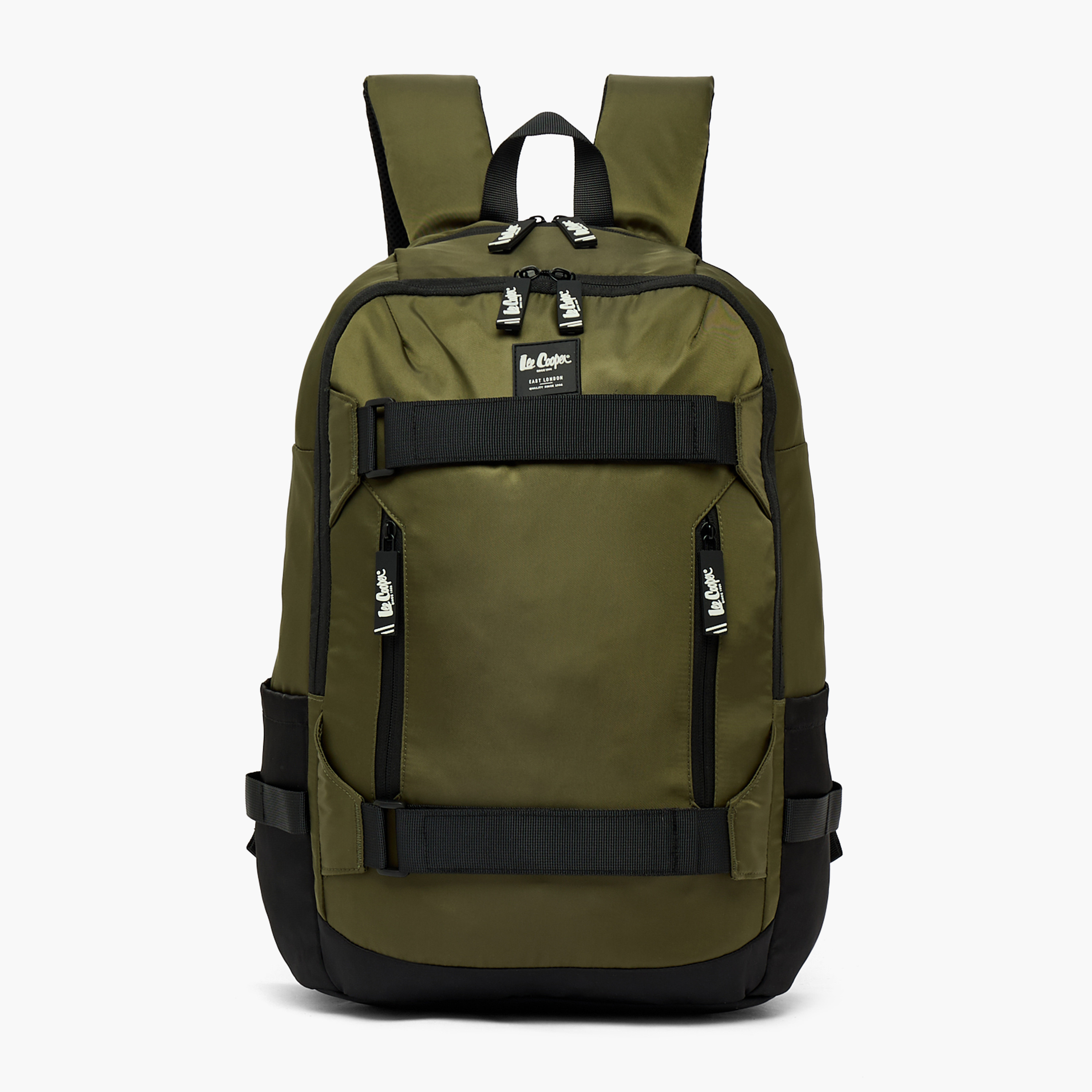 شنطة ظهر سادة بحمالات كتف مبطنة للأطفال من سن 13 سنة من لي كوبر-boys-accessories-bagsandbackpacks-image-1