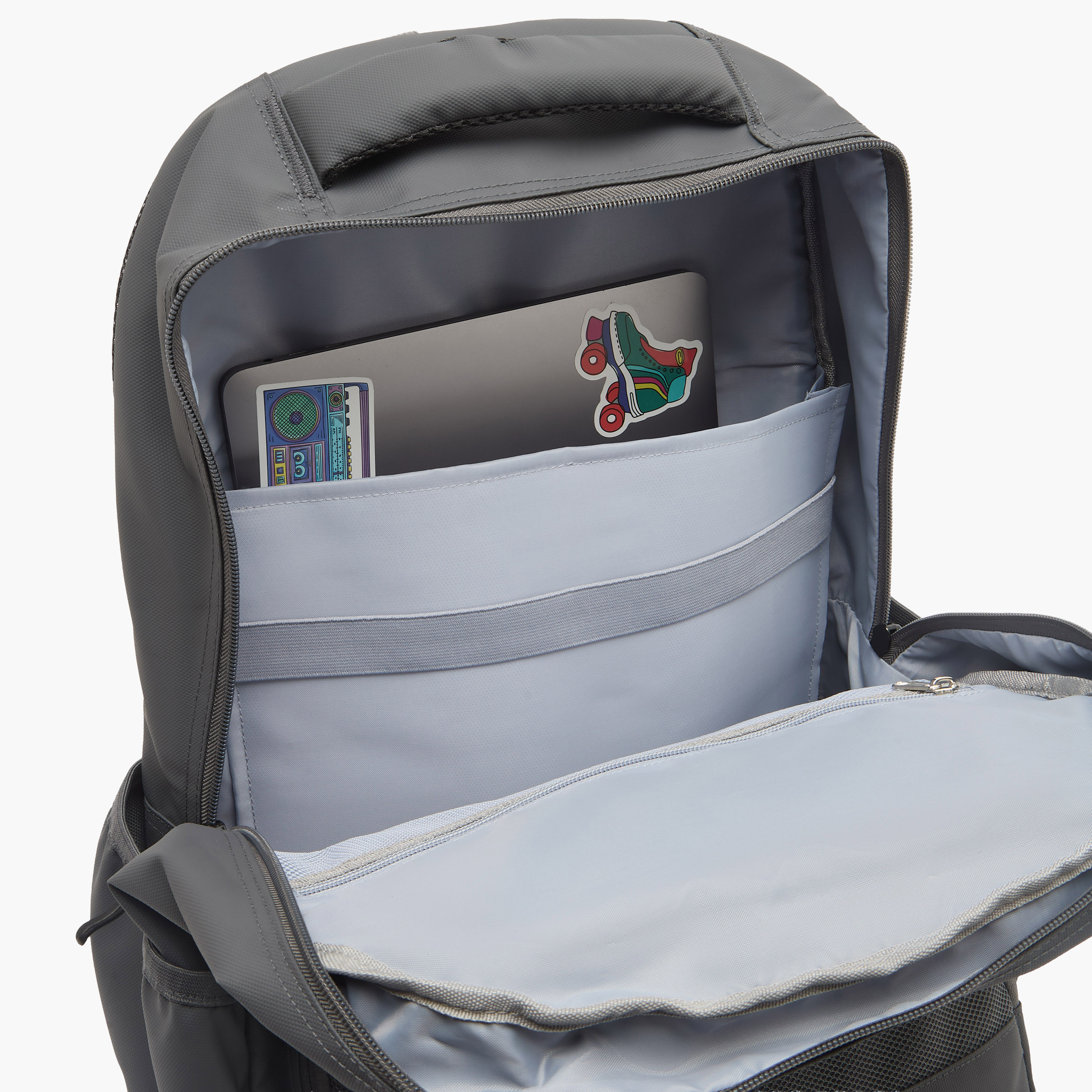 شنطة ظهر مدرسية سادة بأحزمة كتف مبطنة للأطفال بعمر 13 سنة فأكثر من كابا-boys-accessories-bagsandbackpacks-image-5