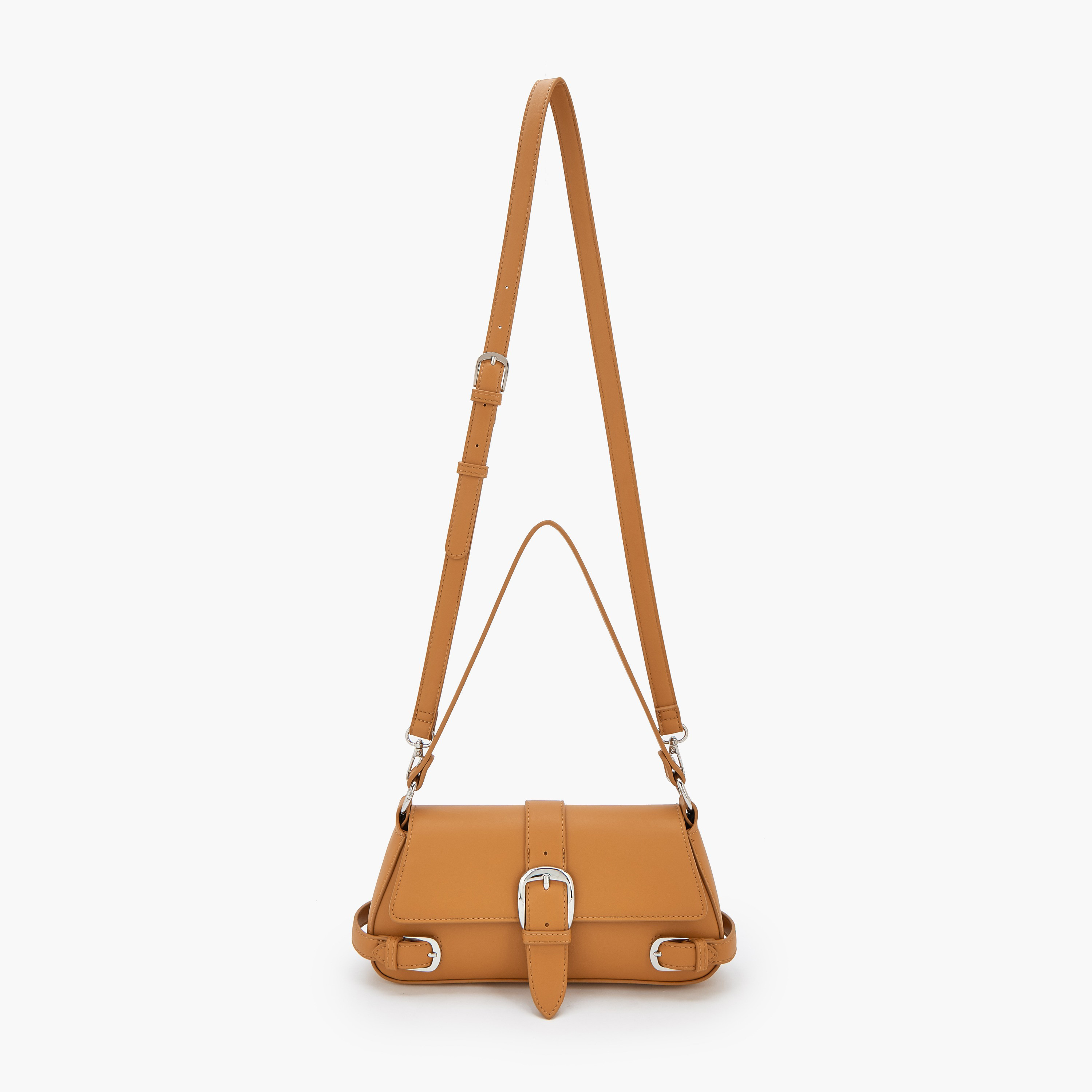 Celeste Buckle Detail Crossbody Bag with Magnetic Flap Closure-women-bagsandwallets-handbags-image-2
