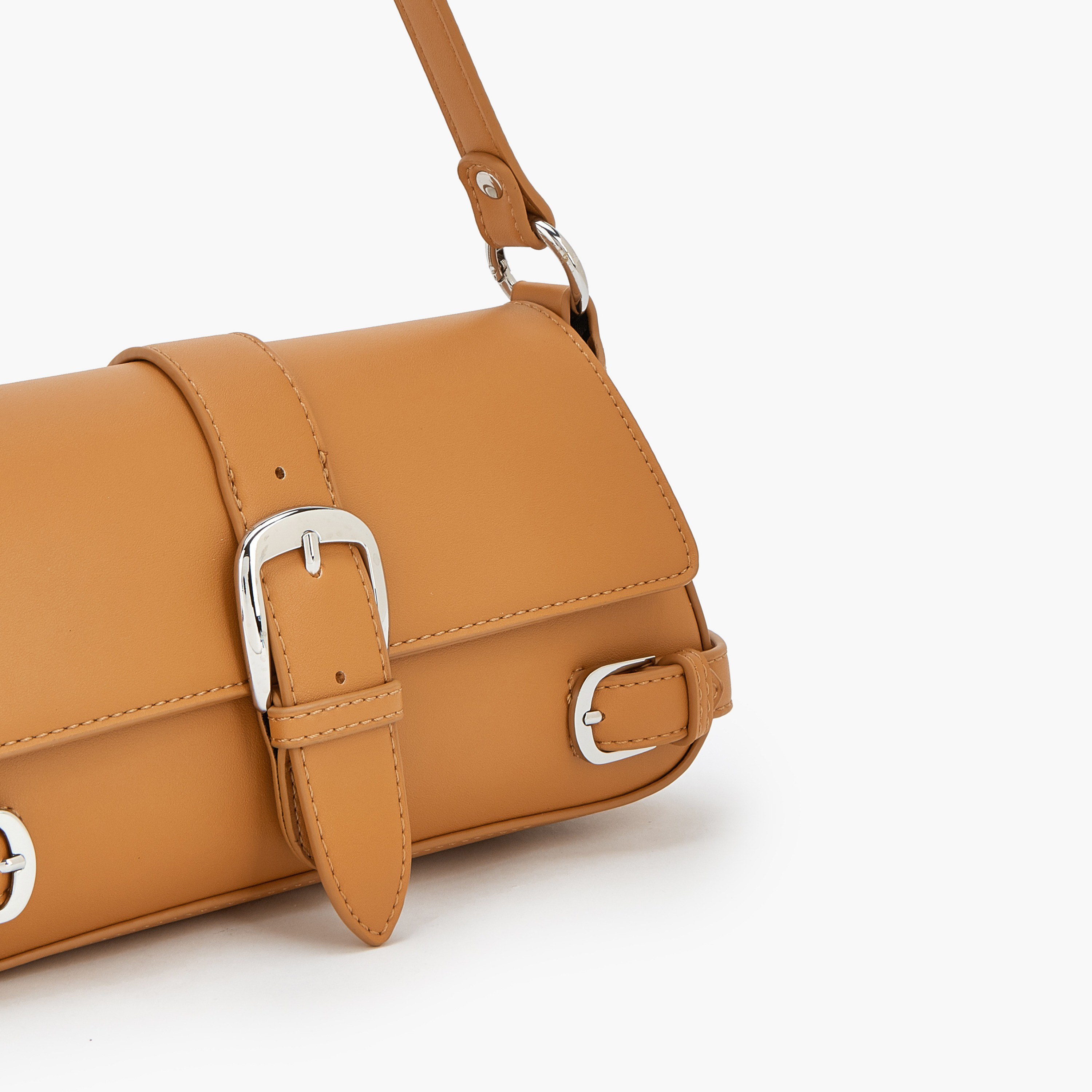 Celeste Buckle Detail Crossbody Bag with Magnetic Flap Closure-women-bagsandwallets-handbags-image-4