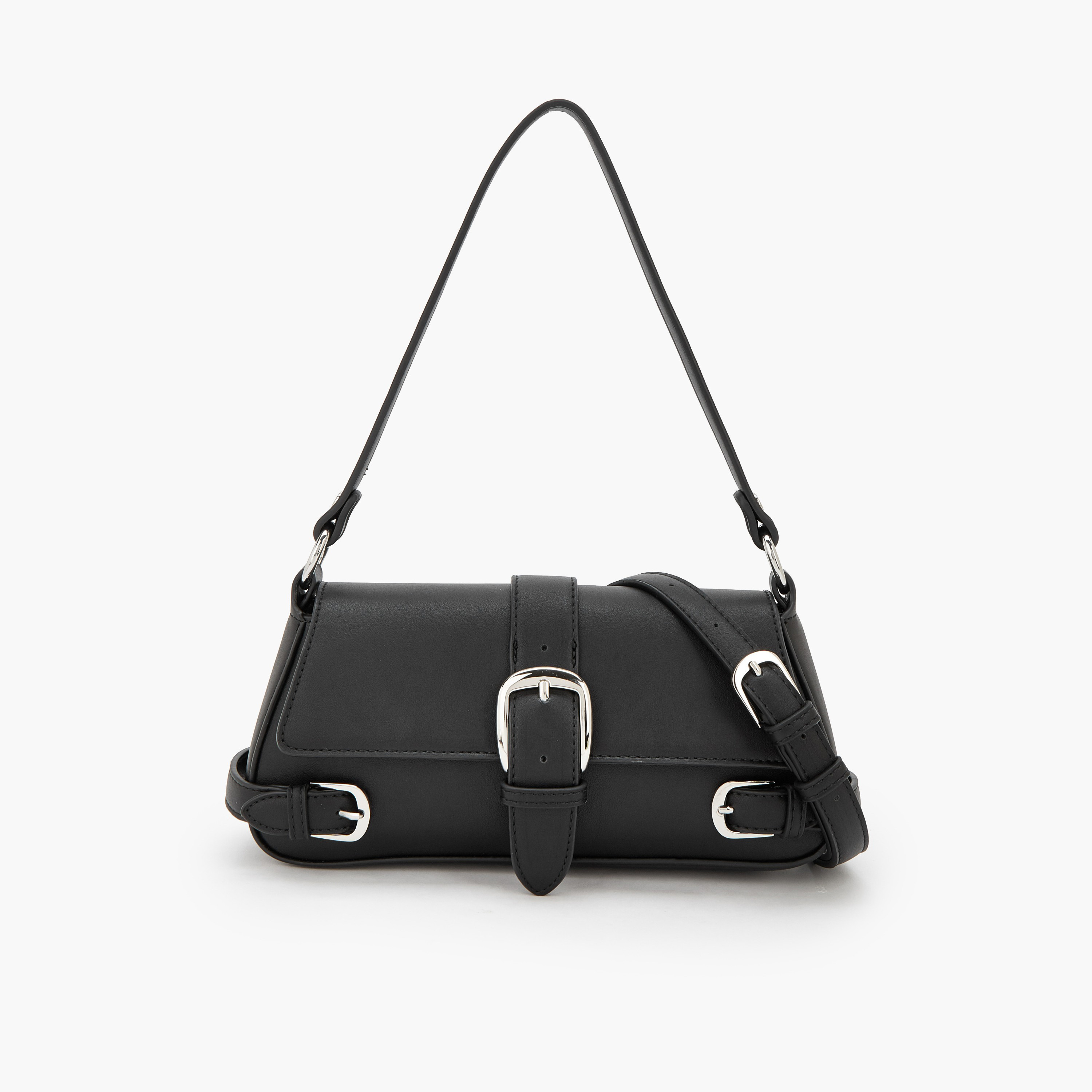 Celeste Buckle Detail Crossbody Bag with Magnetic Flap Closure-women-bagsandwallets-handbags-image-1