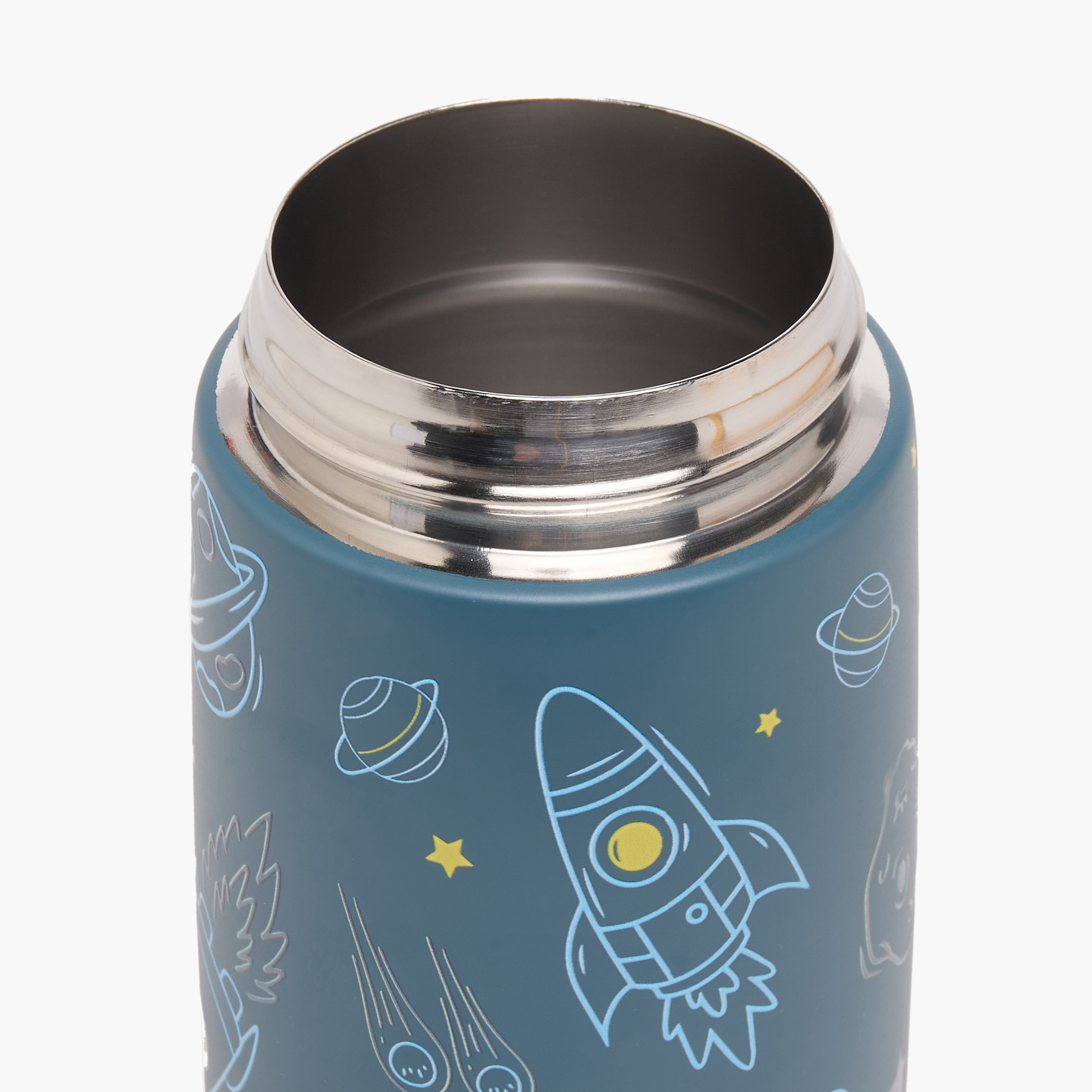Juniors Space Print Stainless Steel Water Bottle with Spout and Carry Handle-school-waterbottles-image-7