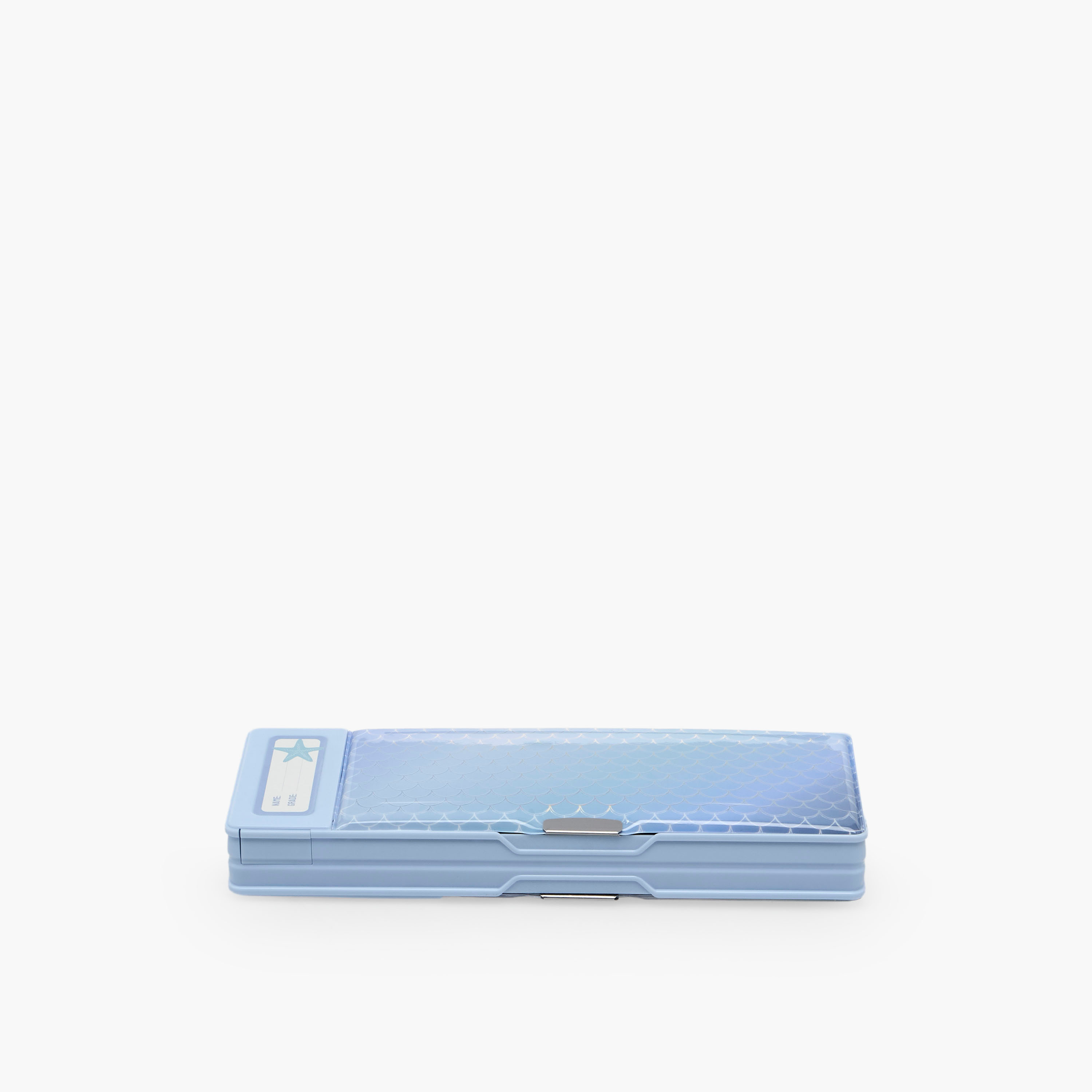 مقلمة بطبعات صدف البحر مع آلة حاسبة من يولو-school-stationery-pencilcases-image-1