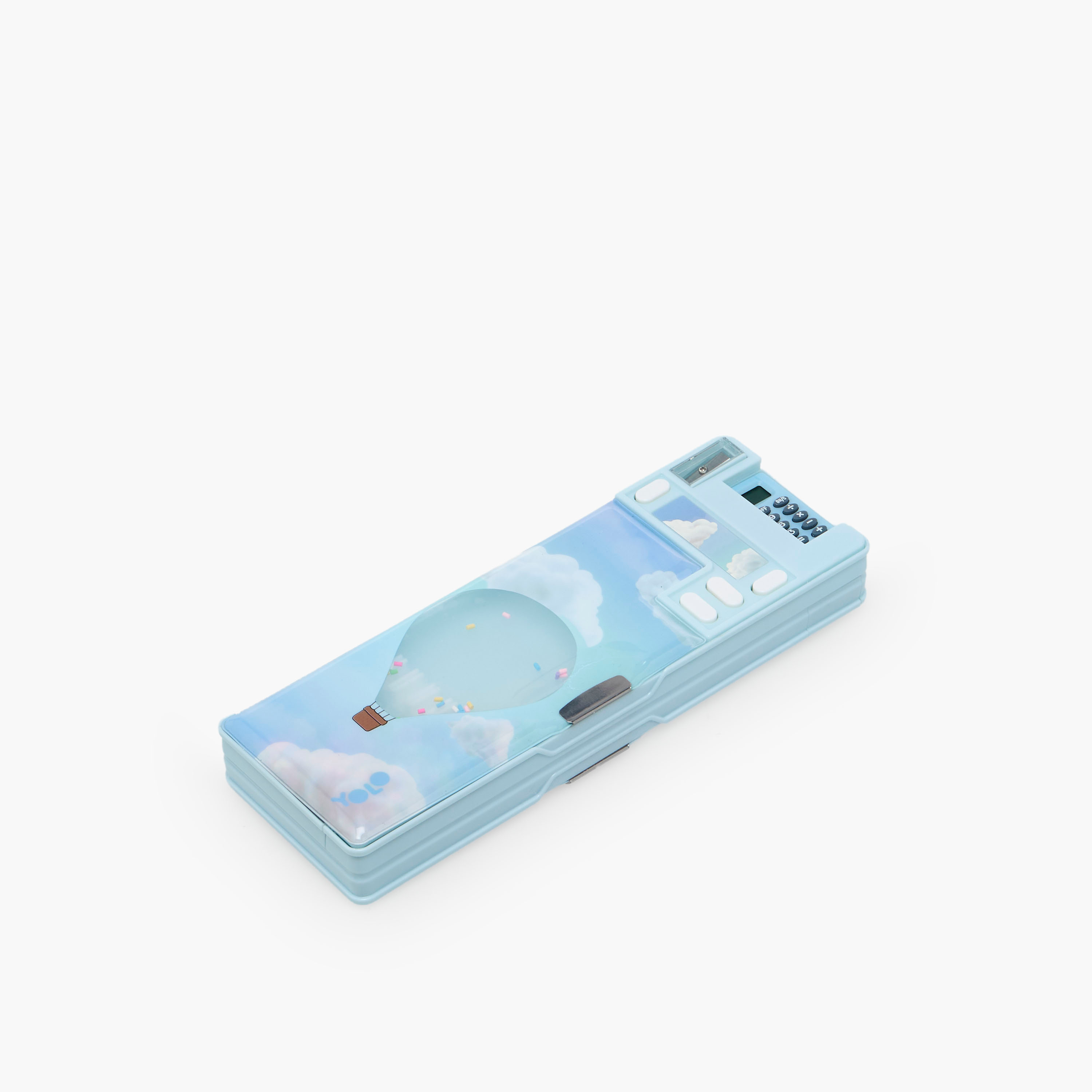 Yolo Balloon Print Pencil Case with Calculator-school-stationery-pencilcases-image-3