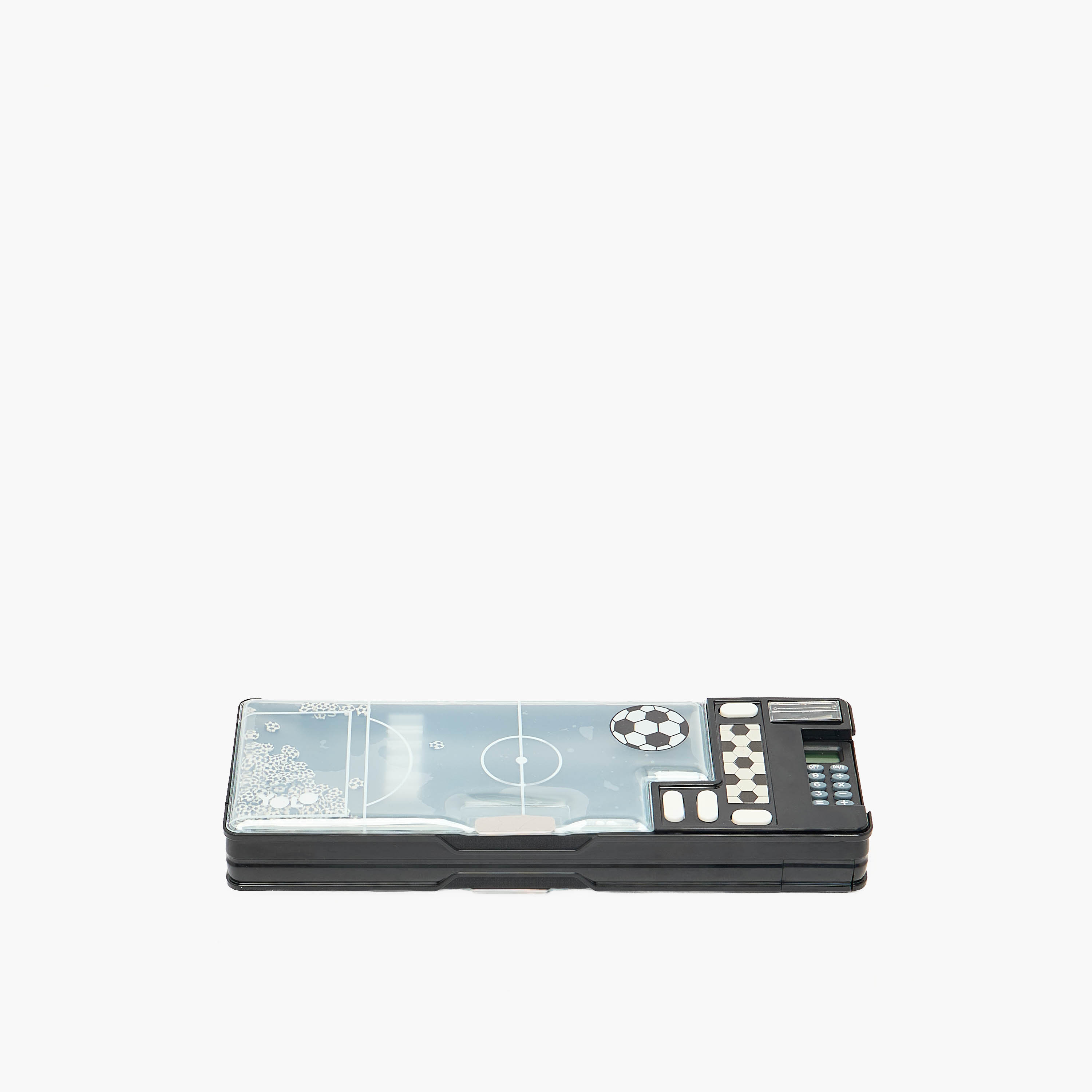 Yolo Football Print Pencil Case with 2 Compartments-school-stationery-pencilcases-image-1