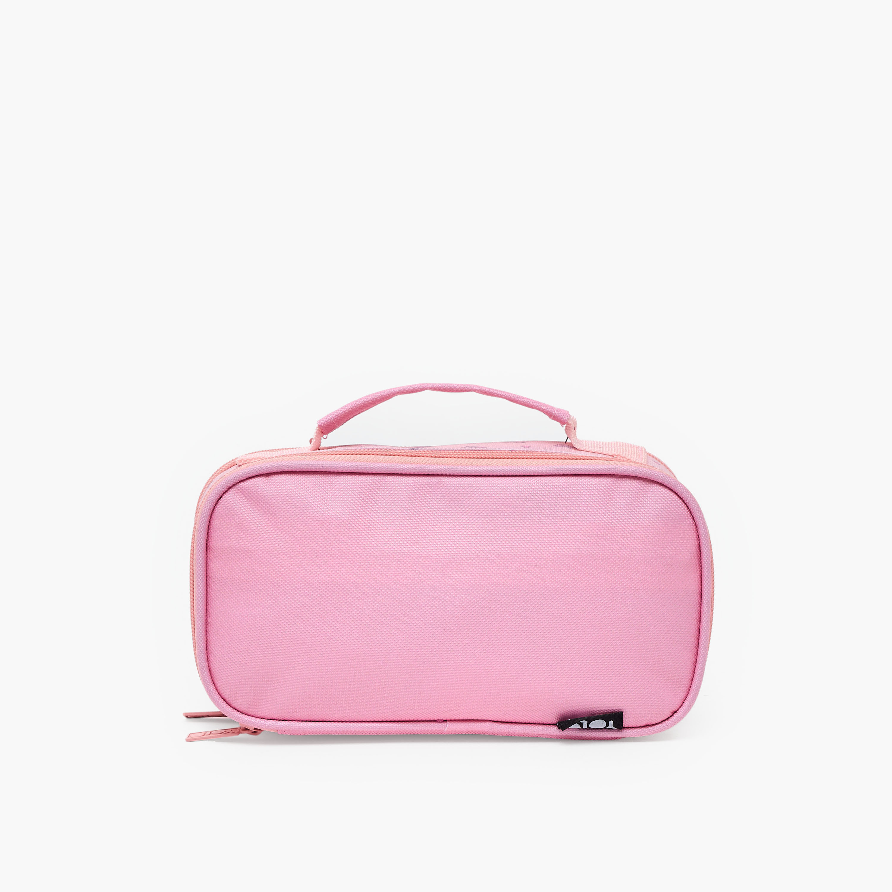 Yolo Ballerina Print Pencil Pouch with 2 Compartments-school-stationery-pencilcases-image-4