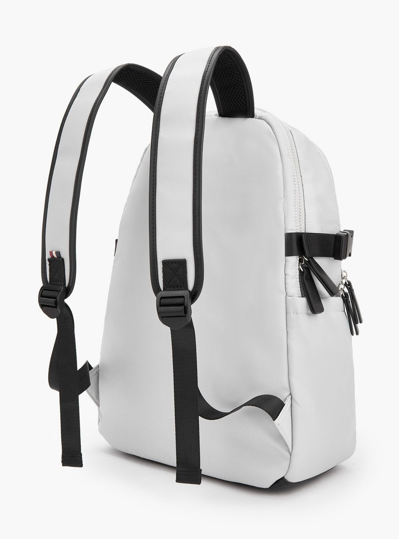 شنطة ظهر بأحزمة كتف قابلة للتعديل وزخرفة الشعار من لي كوبر-school-bagsandbackpacks-backpacks-image-7