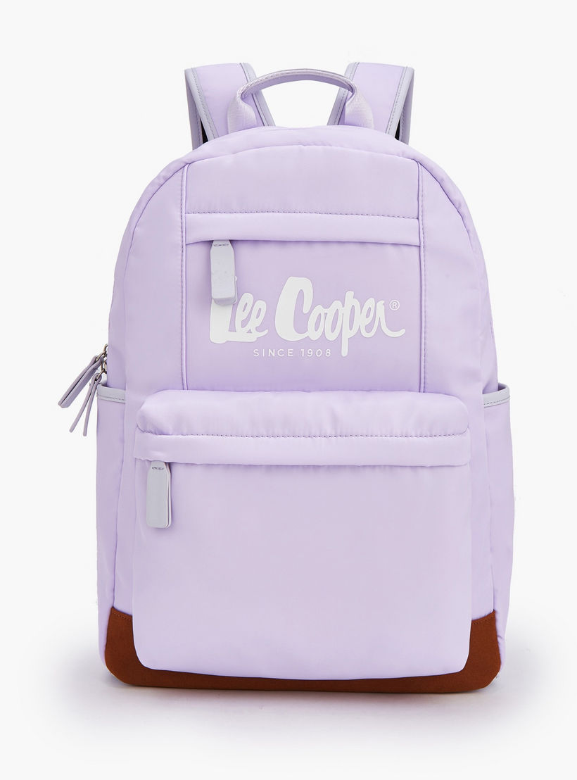 شنطة ظهر سادة بحمالات قابلة للتعديل من لي كوبر-women-bagsandwallets-backpacks-image-1