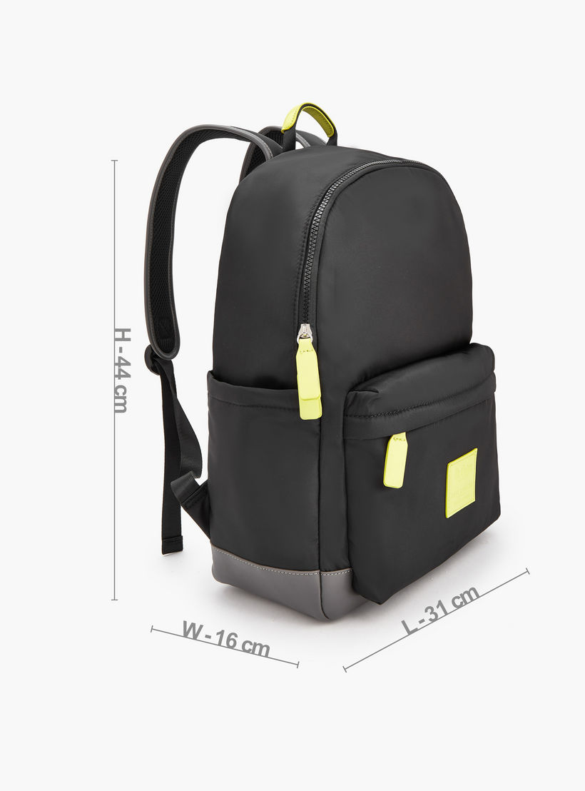 شنطة ظهر بسحاب إغلاق وزخرفة الشعار من لي كوبر-school-bagsandbackpacks-backpacks-image-5