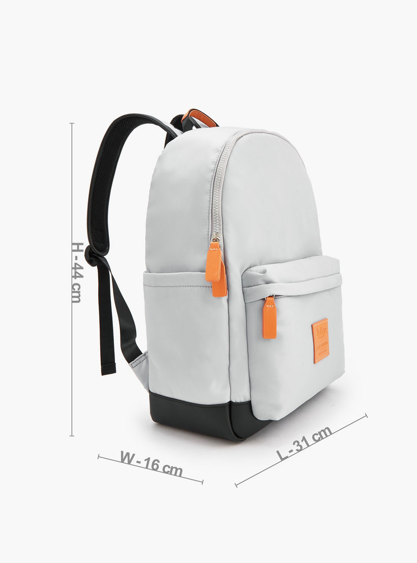 شنطة ظهر بسحاب إغلاق وزخرفة الشعار من لي كوبر-school-bagsandbackpacks-backpacks-image-5